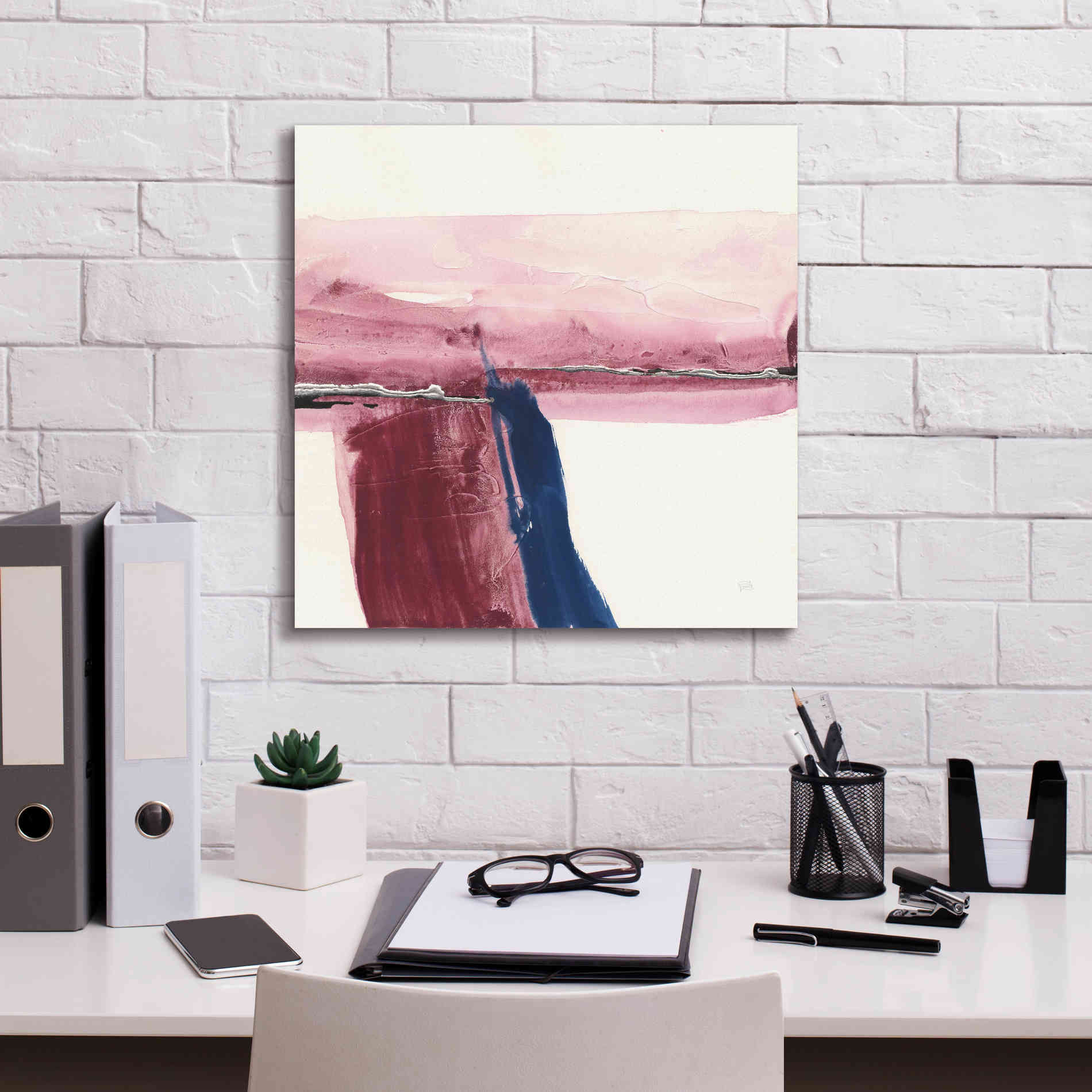 'Patch of Indigo II' by Chris Paschke, Canvas Wall Art,18 x 18