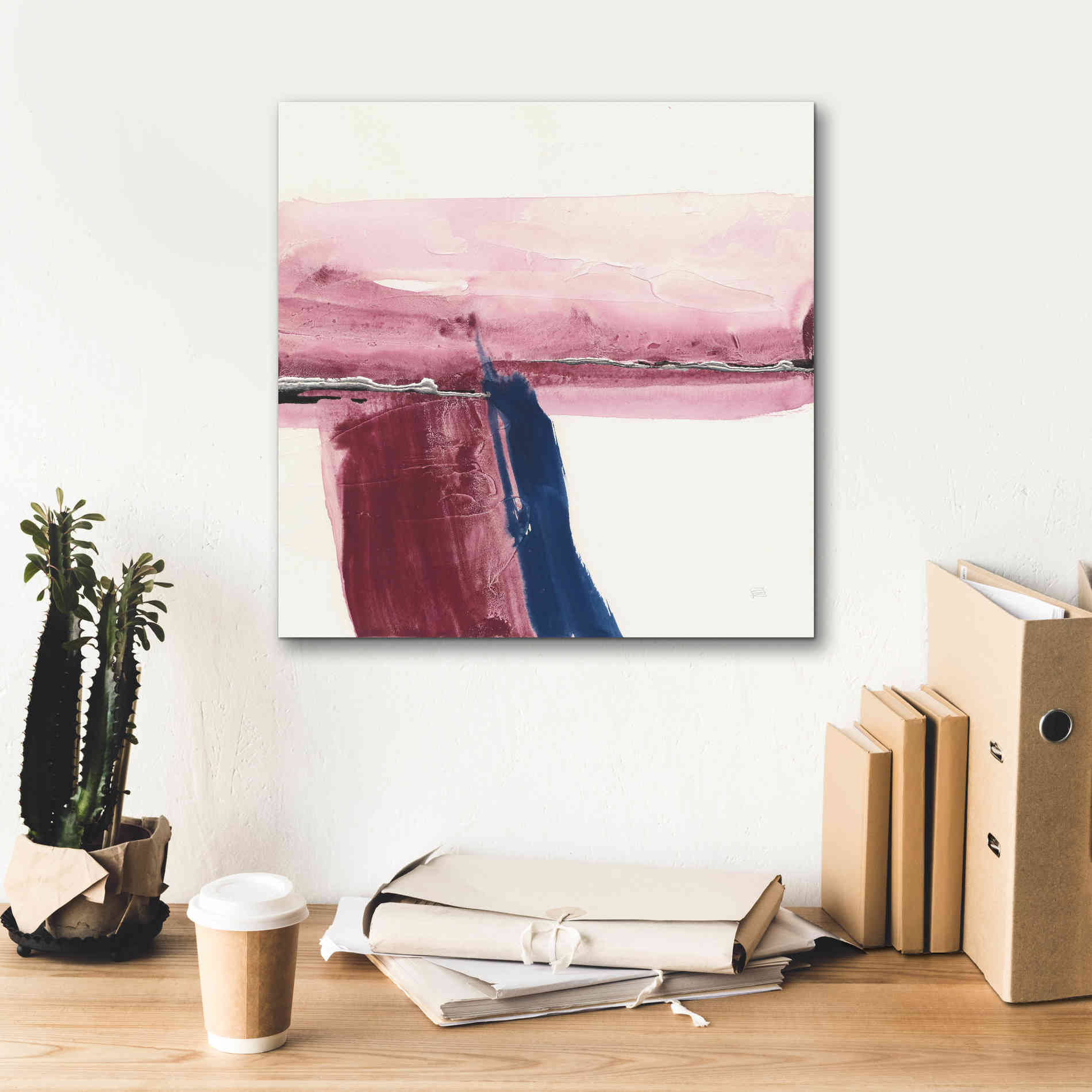 'Patch of Indigo II' by Chris Paschke, Canvas Wall Art,18 x 18