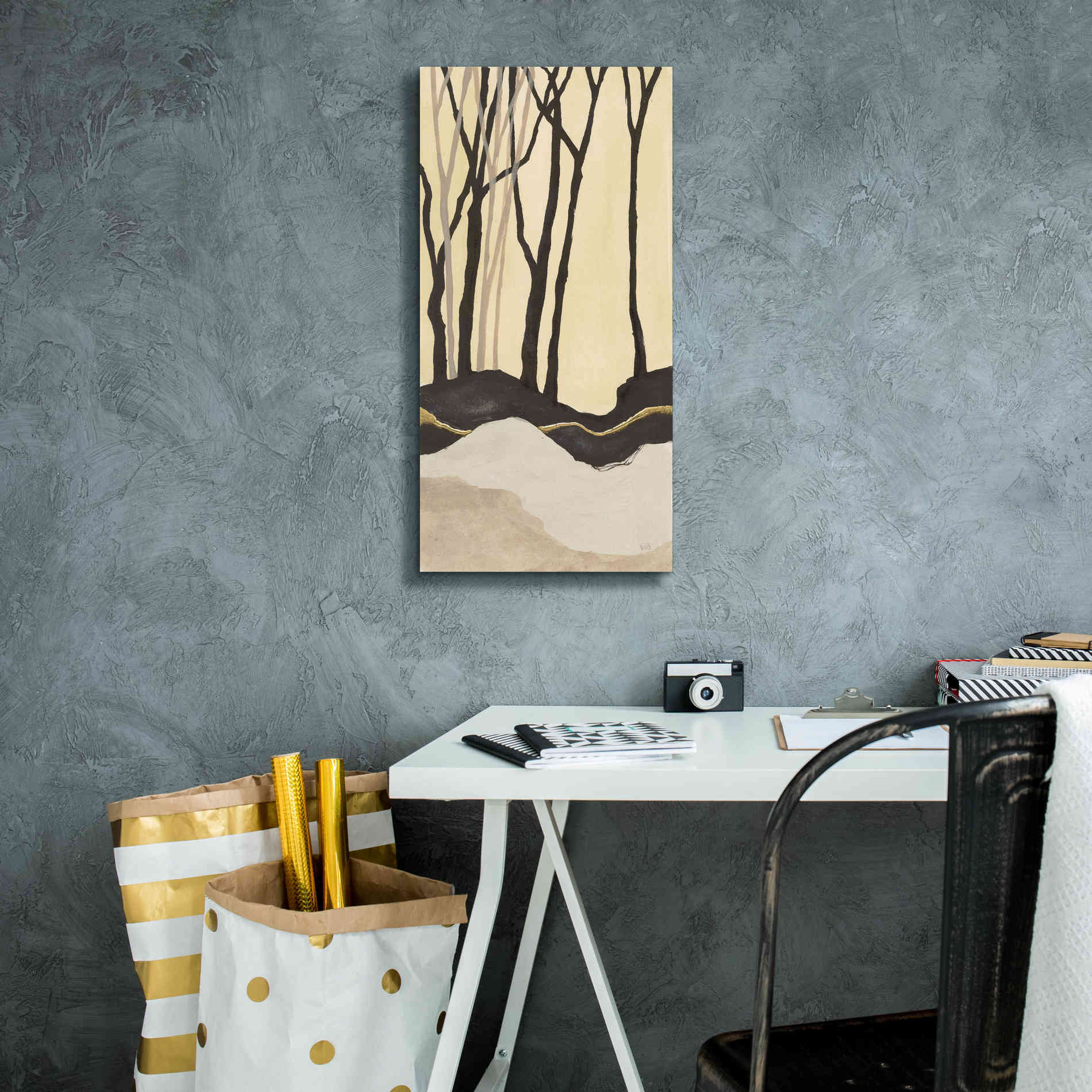 'Silhouette I' by Chris Paschke, Canvas Wall Art,12 x 24