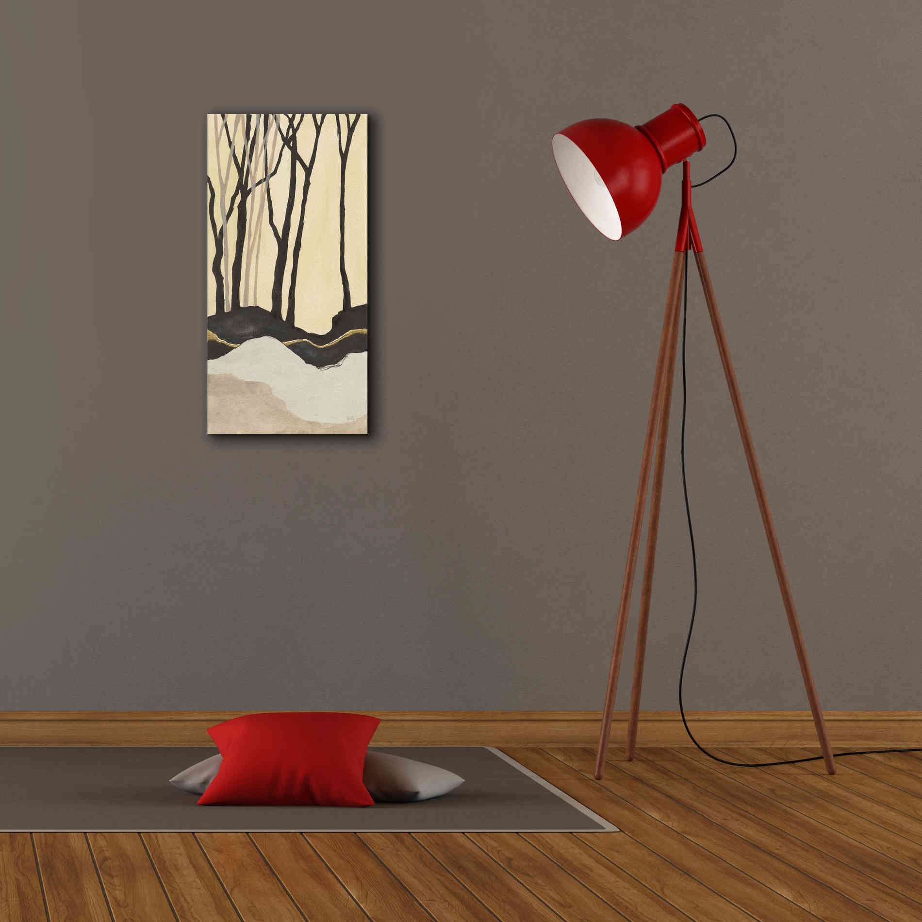 'Silhouette I' by Chris Paschke, Canvas Wall Art,12 x 24