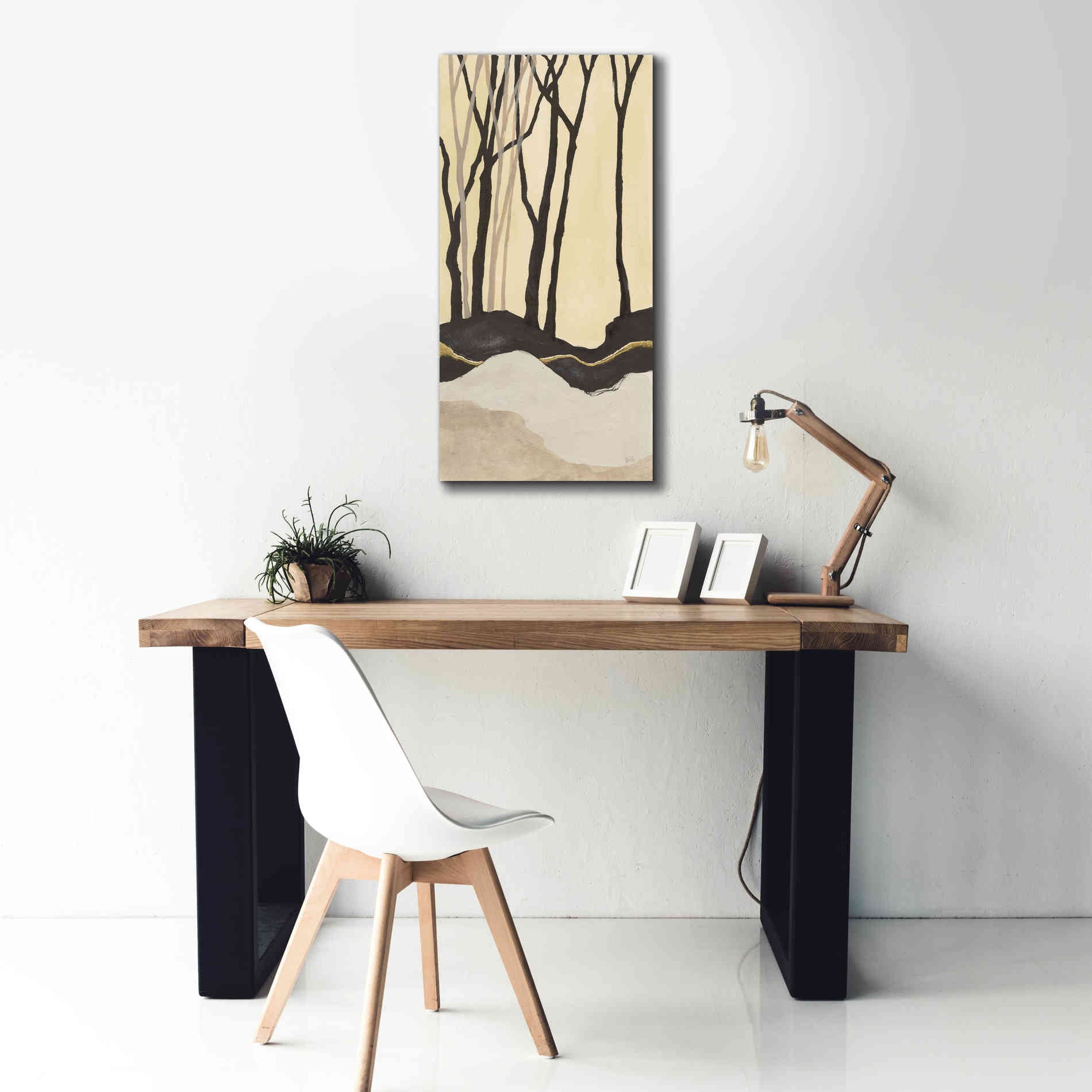 'Silhouette I' by Chris Paschke, Canvas Wall Art,20 x 40