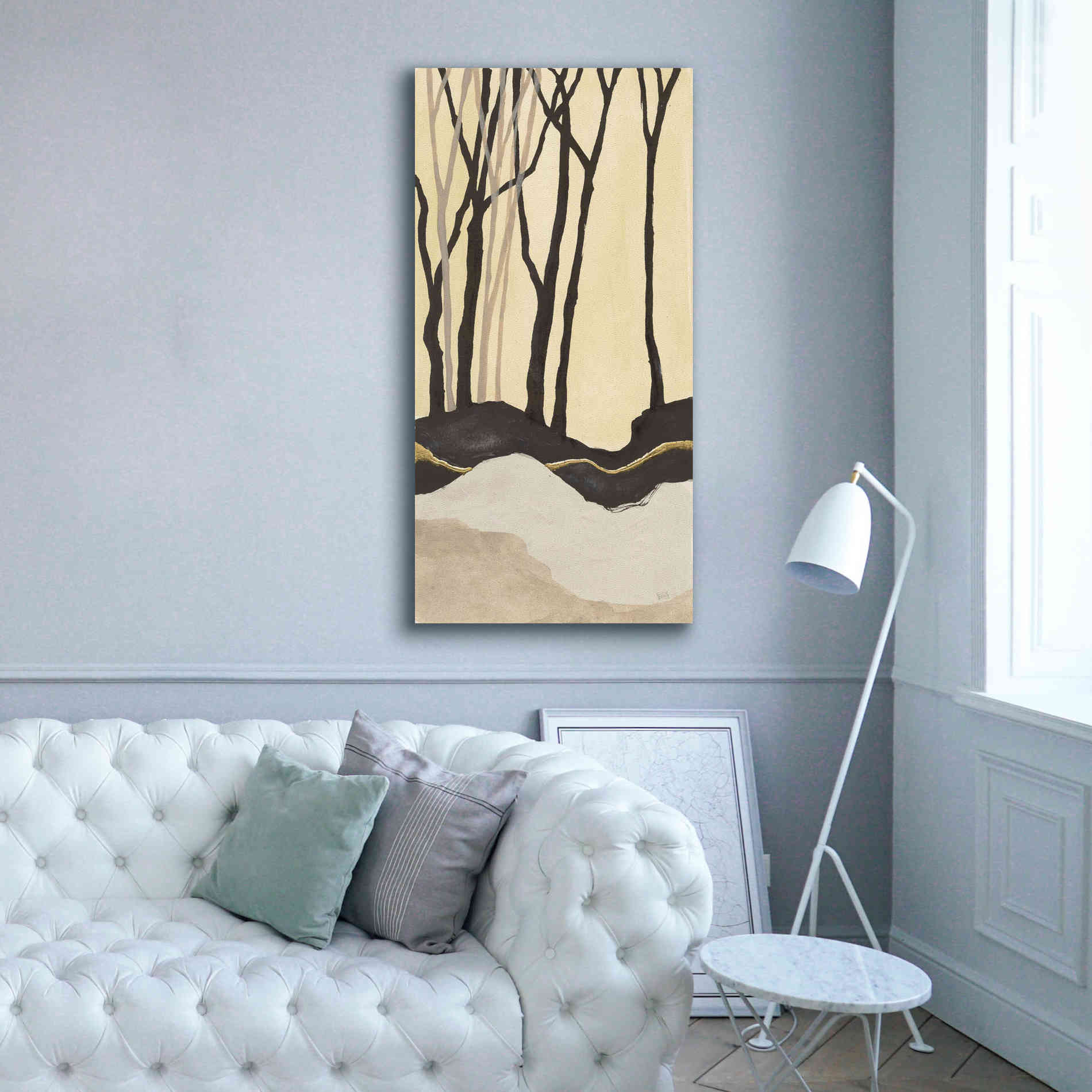 'Silhouette I' by Chris Paschke, Canvas Wall Art,30 x 60