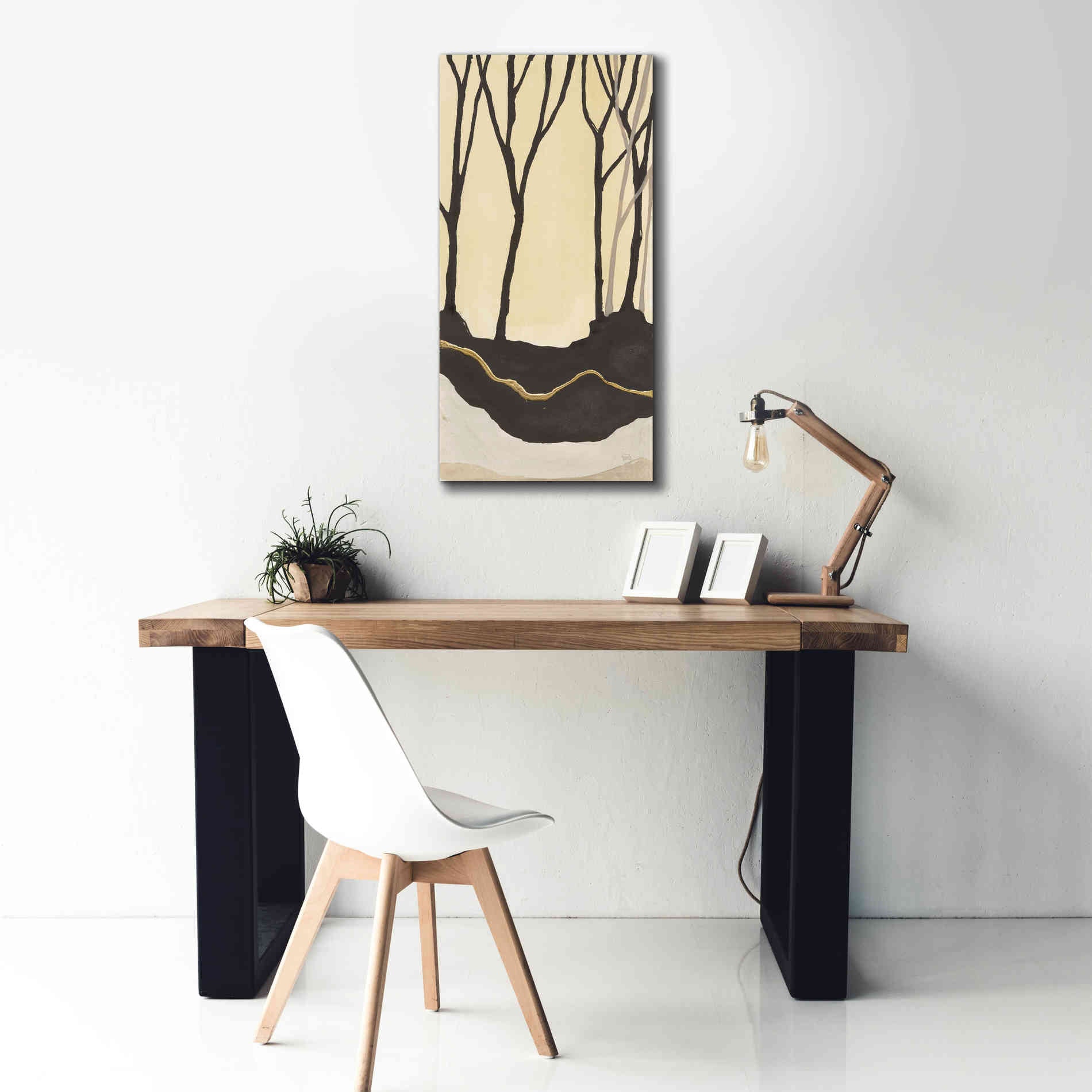 'Silhouette II' by Chris Paschke, Canvas Wall Art,20 x 40