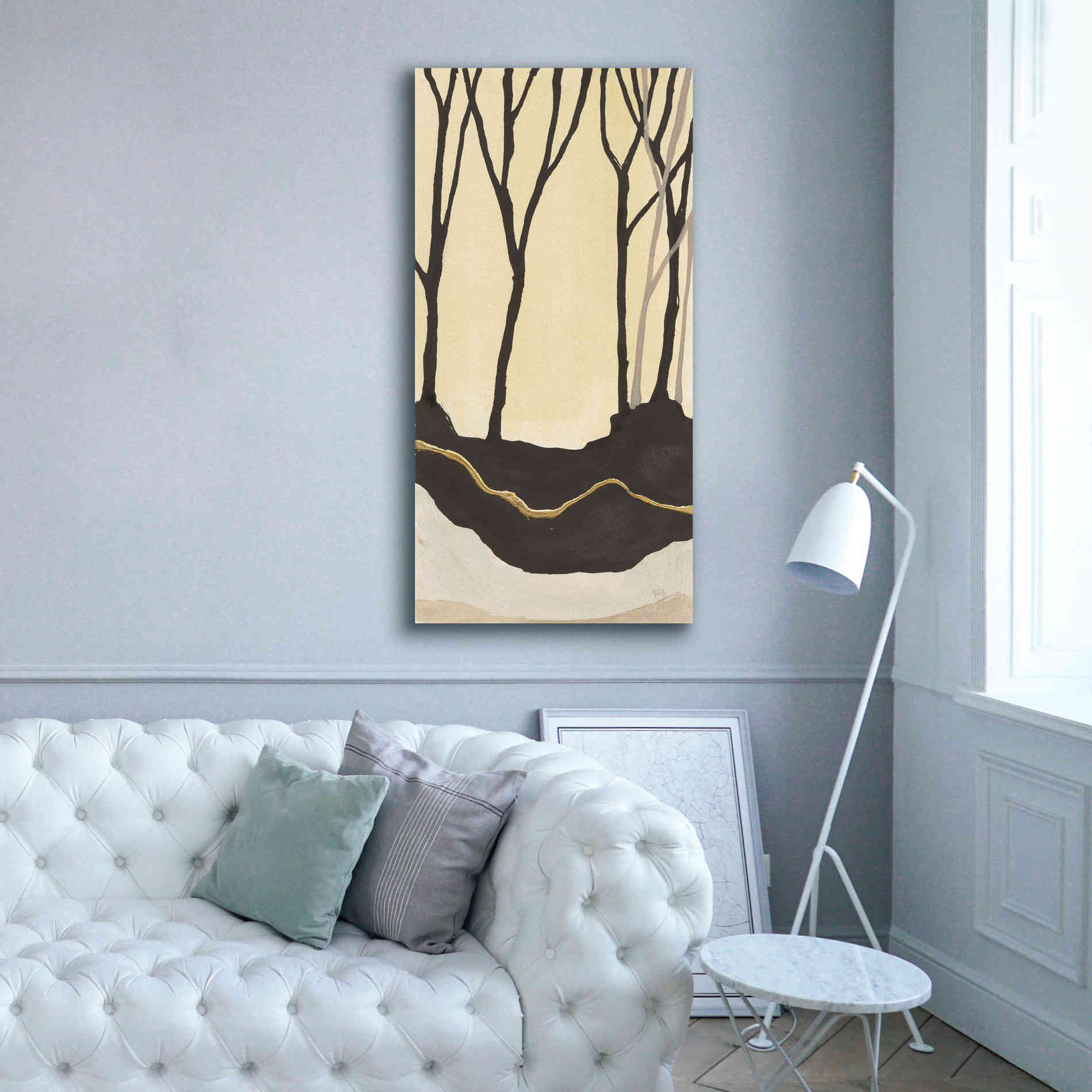 'Silhouette II' by Chris Paschke, Canvas Wall Art,30 x 60