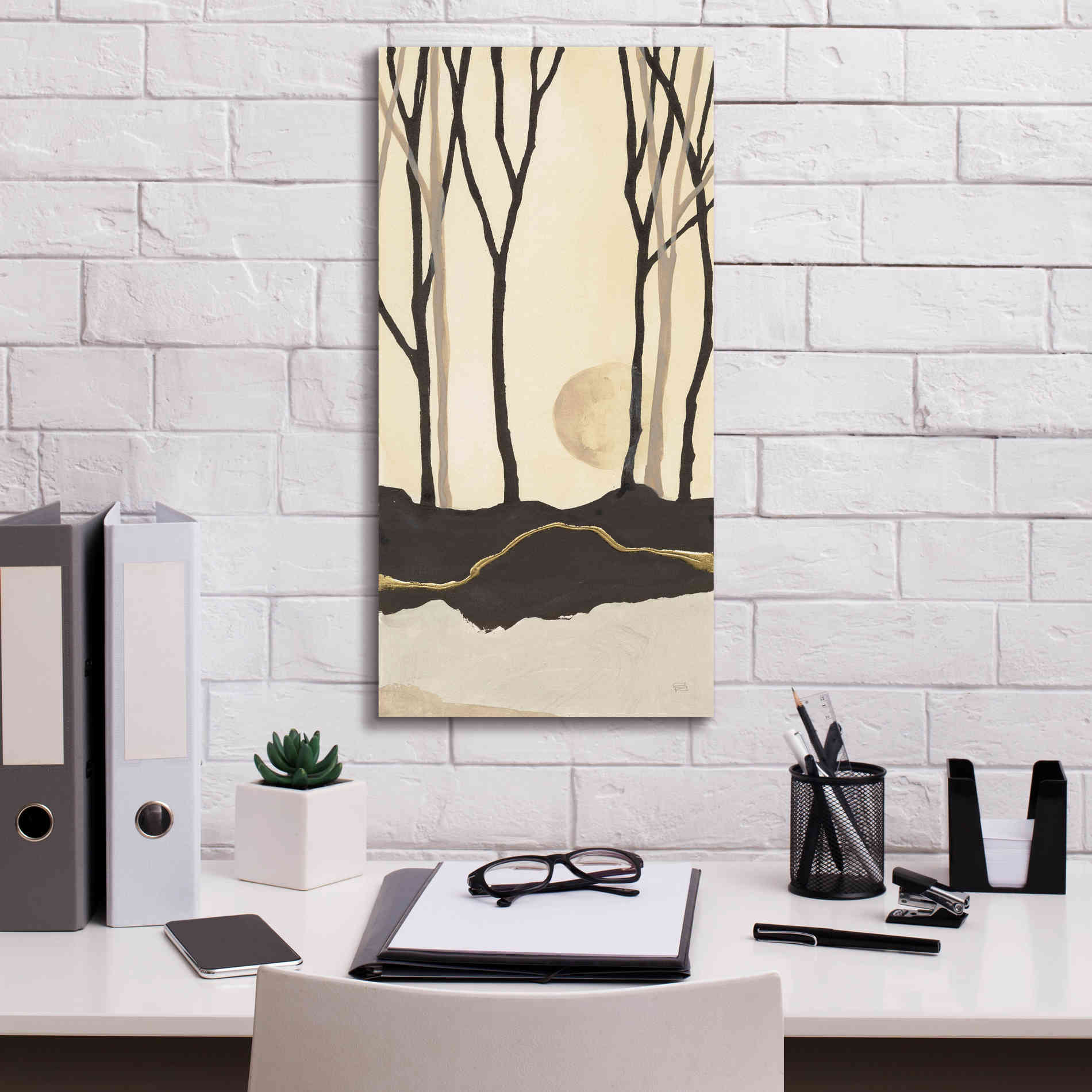 'Silhouette III' by Chris Paschke, Canvas Wall Art,12 x 24