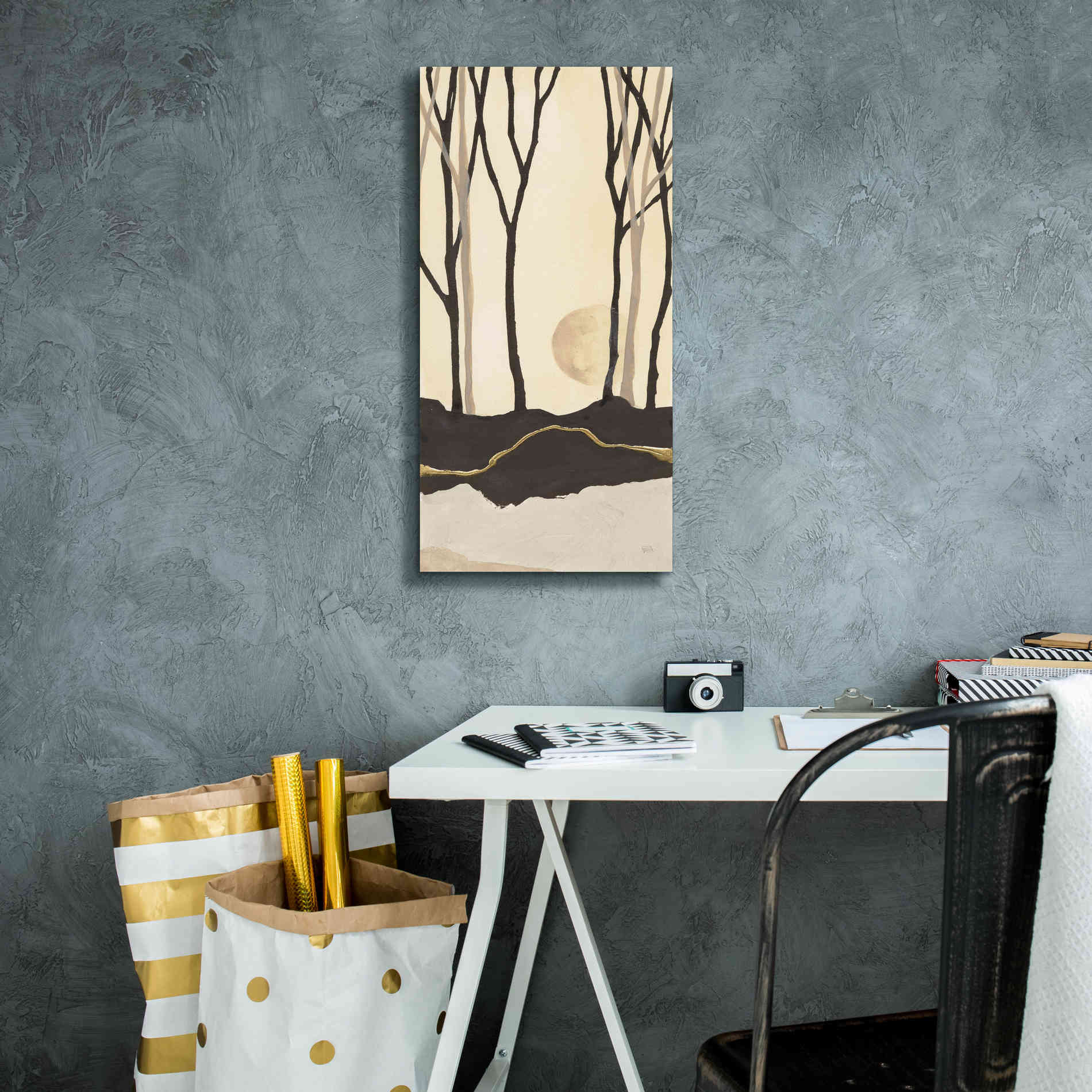 'Silhouette III' by Chris Paschke, Canvas Wall Art,12 x 24