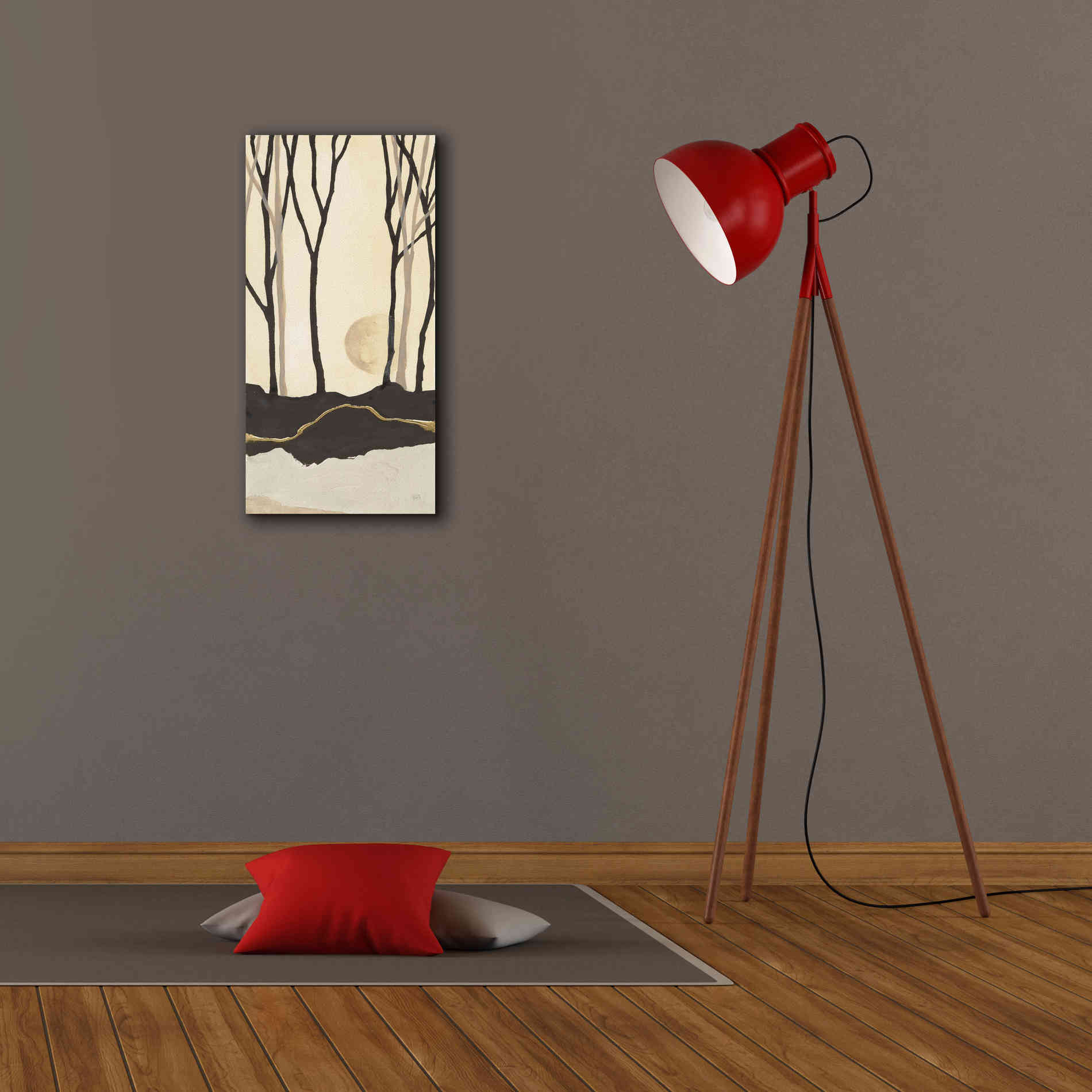 'Silhouette III' by Chris Paschke, Canvas Wall Art,12 x 24