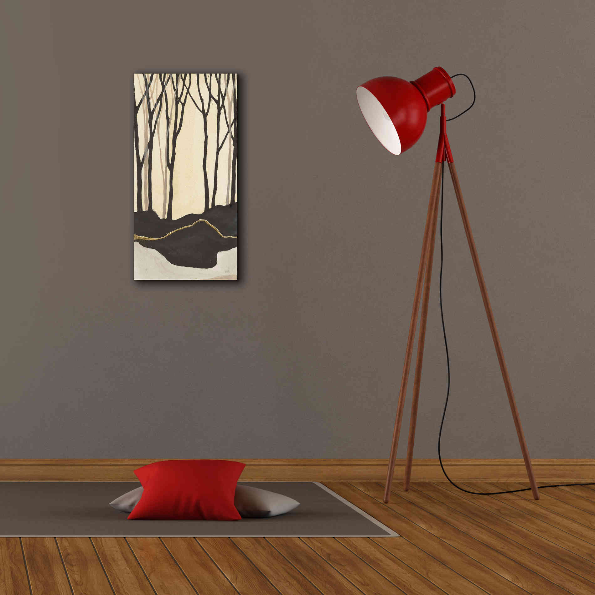 'Silhouette IV' by Chris Paschke, Canvas Wall Art,12 x 24