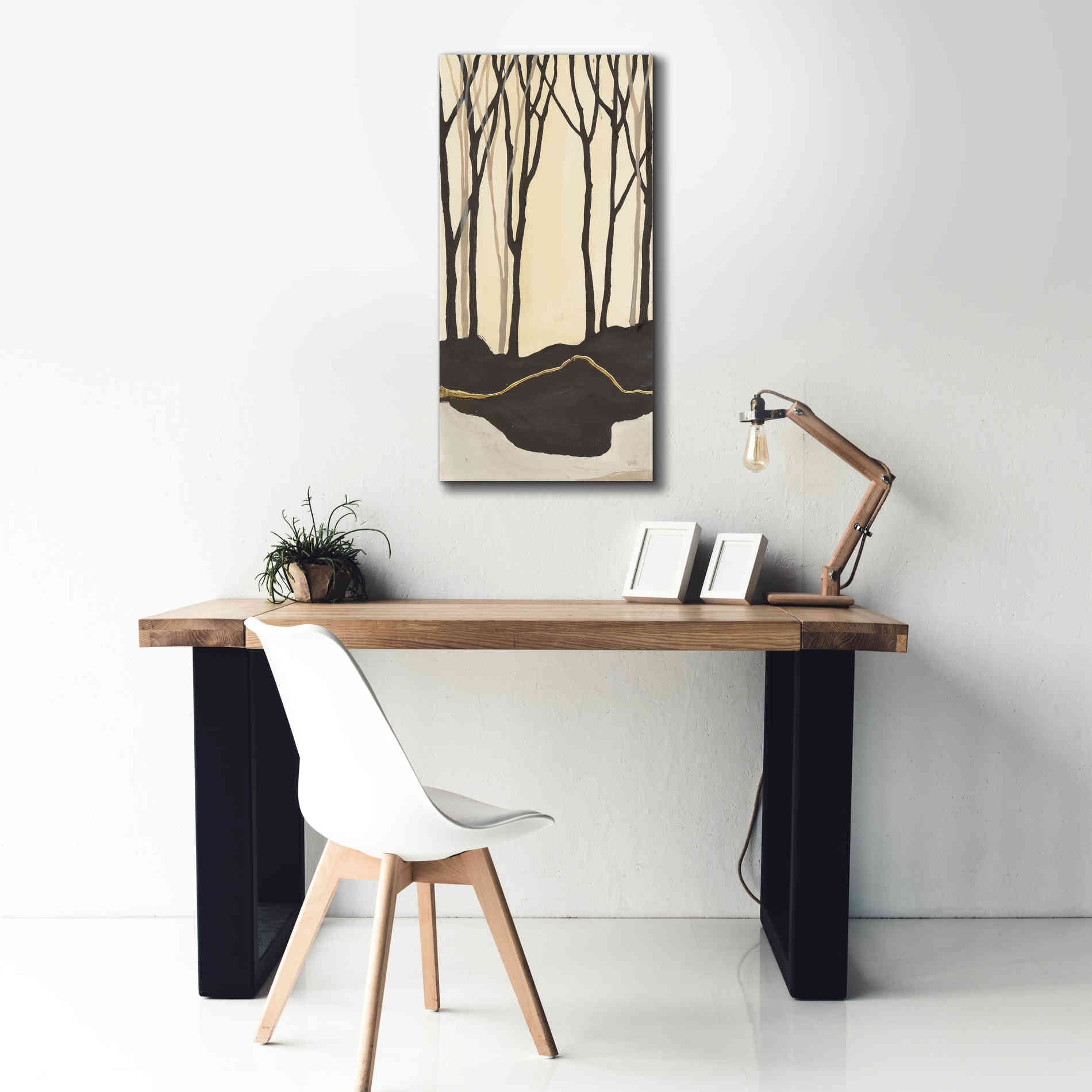 'Silhouette IV' by Chris Paschke, Canvas Wall Art,20 x 40