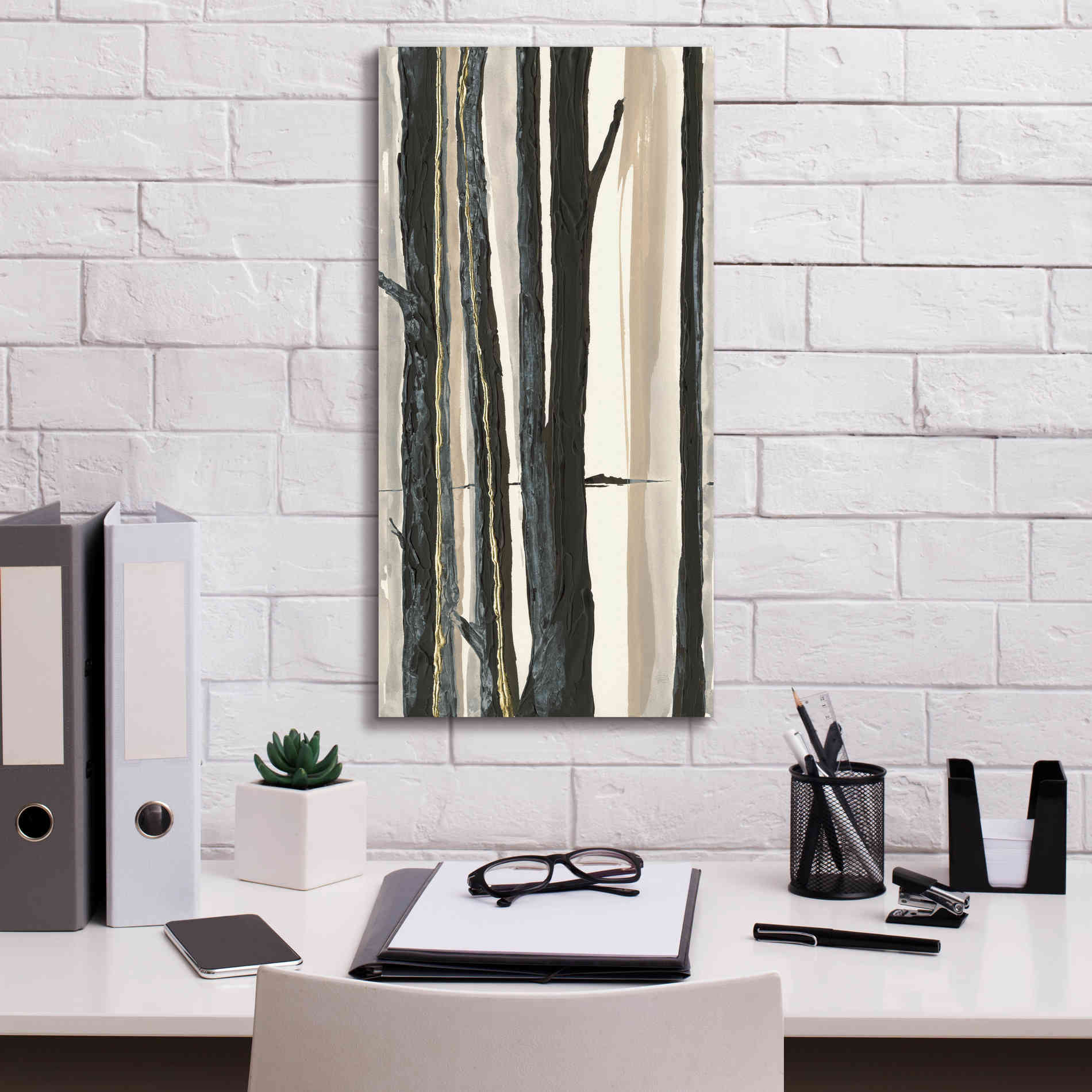 'Through the Trees I' by Chris Paschke, Canvas Wall Art,12 x 24