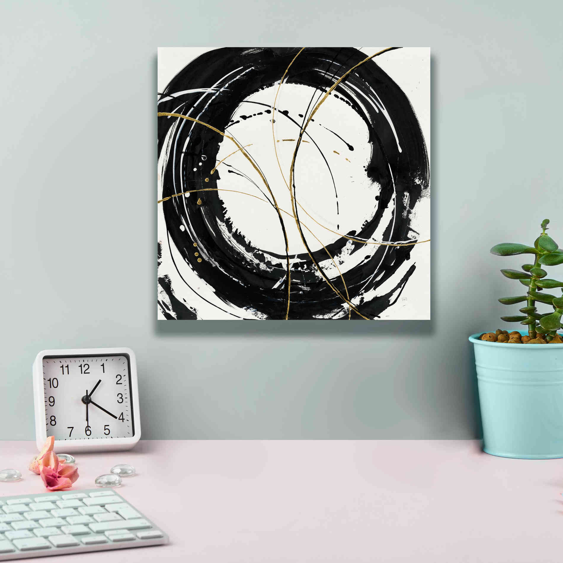 'Circular Web' by Chris Paschke, Canvas Wall Art,12 x 12