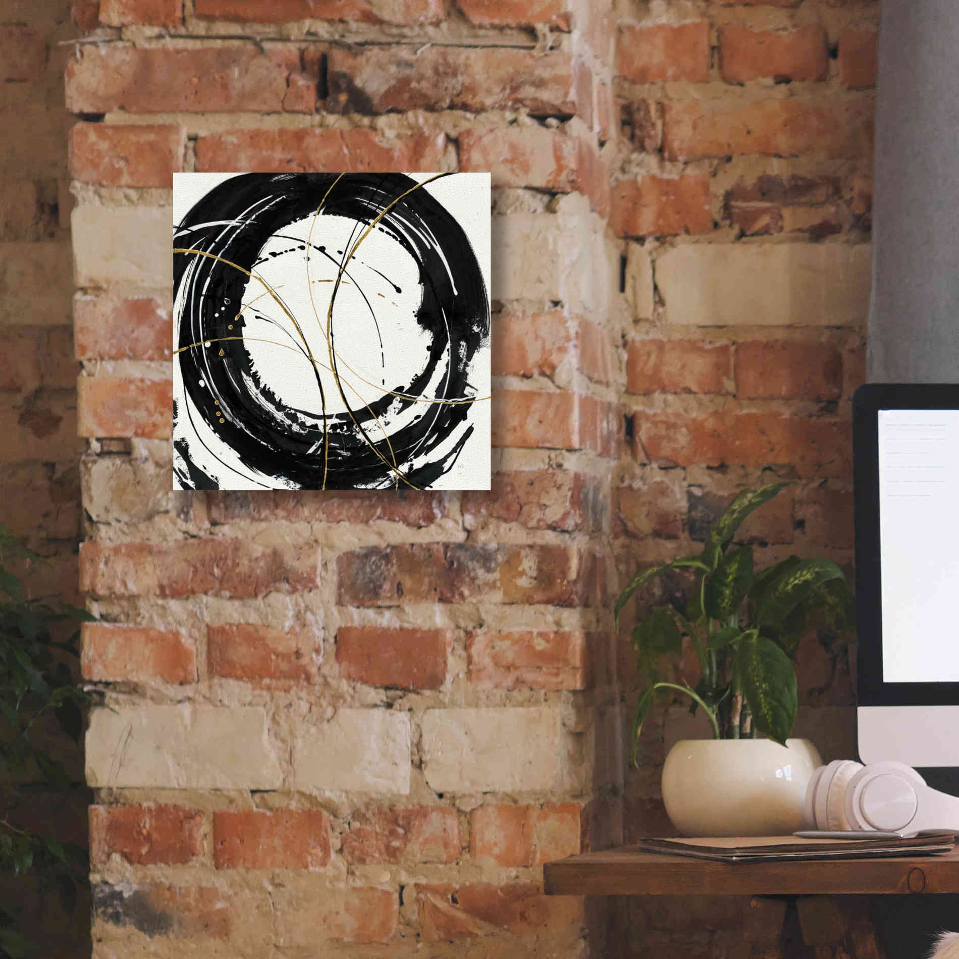 'Circular Web' by Chris Paschke, Canvas Wall Art,12 x 12