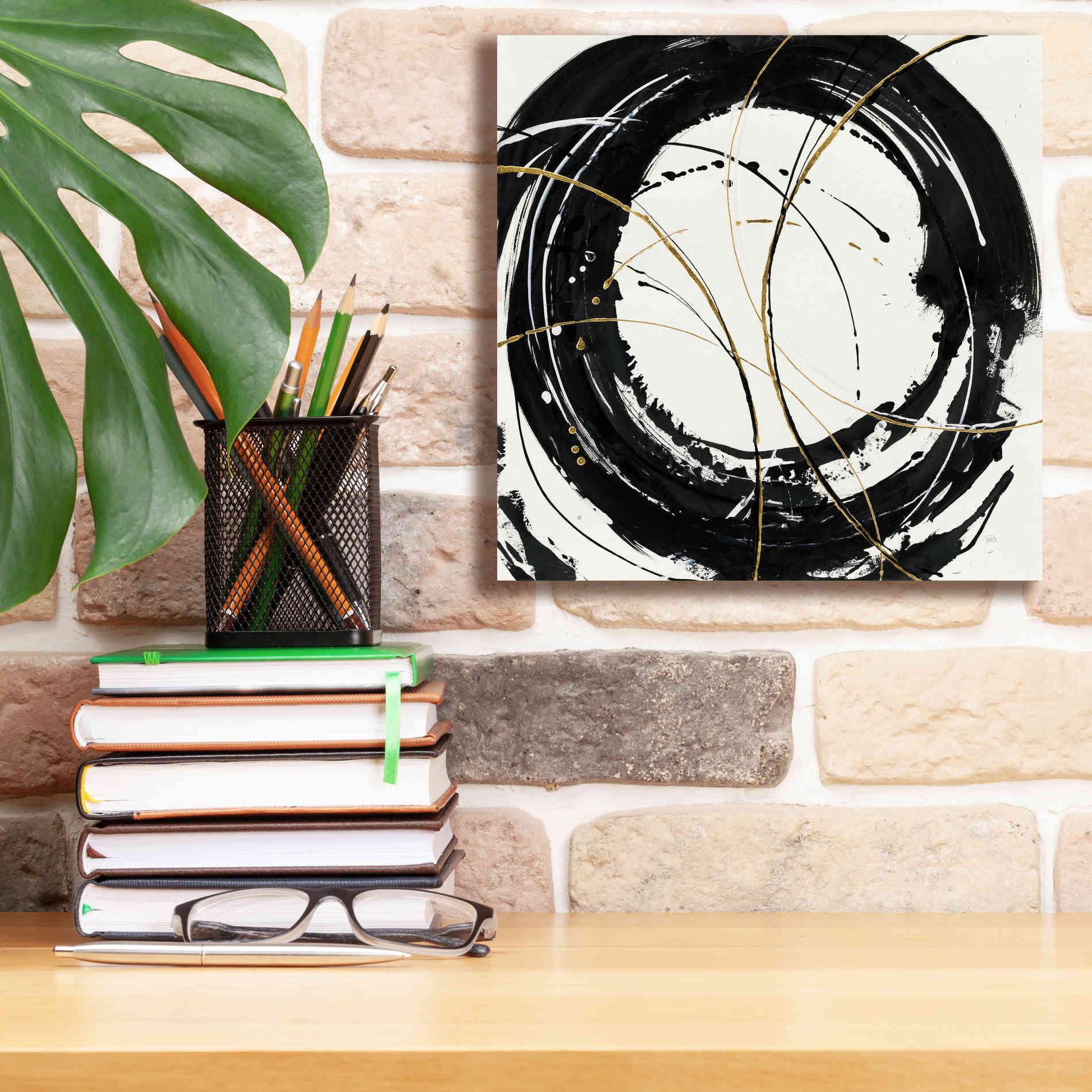 'Circular Web' by Chris Paschke, Canvas Wall Art,12 x 12