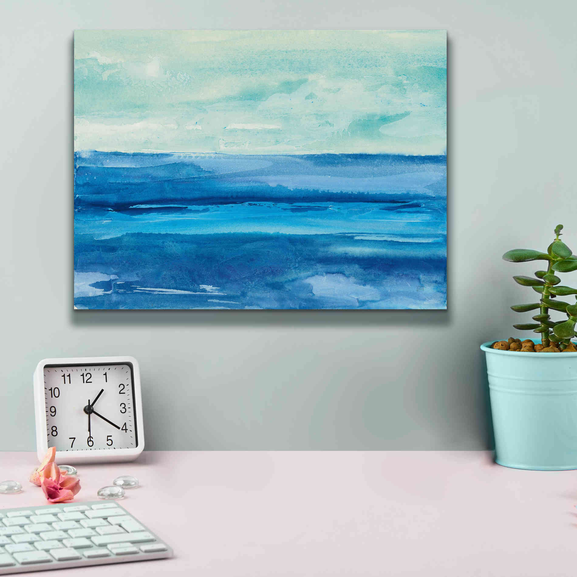 'Out to Sea' by Chris Paschke, Canvas Wall Art,16 x 12