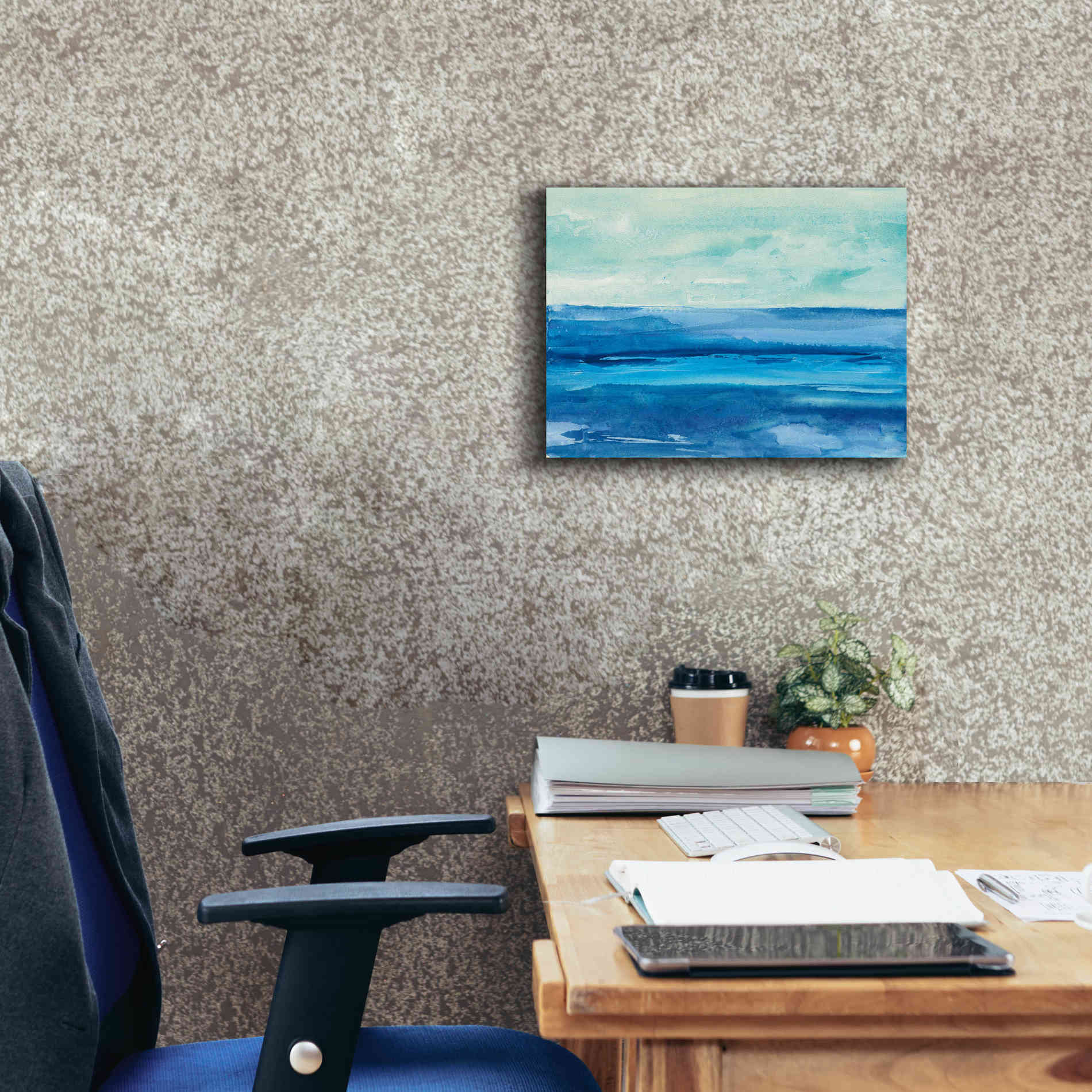 'Out to Sea' by Chris Paschke, Canvas Wall Art,16 x 12