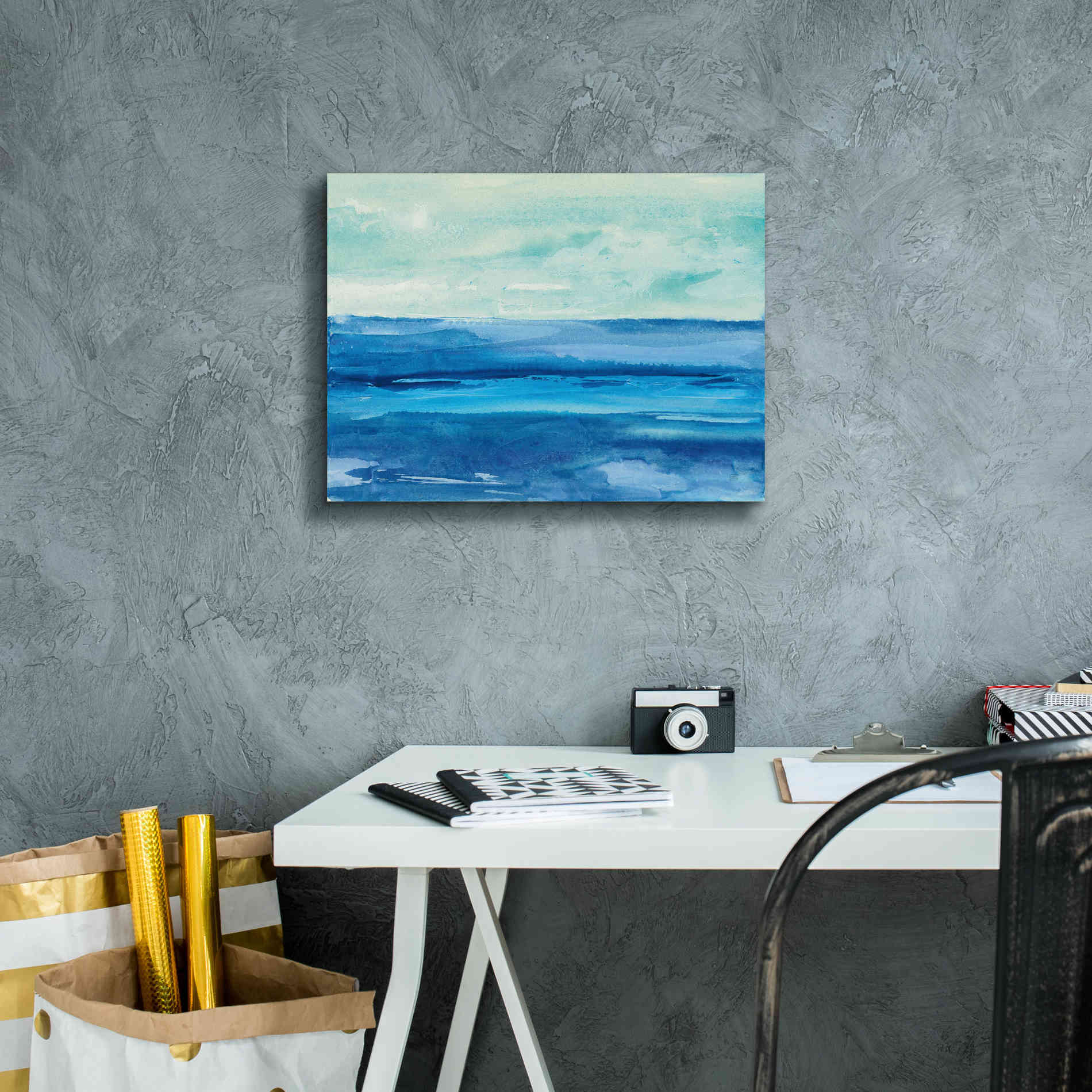 'Out to Sea' by Chris Paschke, Canvas Wall Art,16 x 12