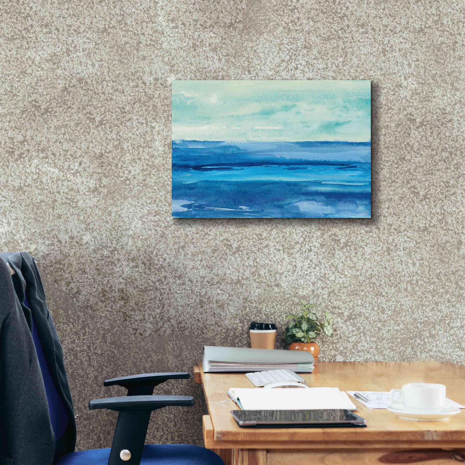 'Out to Sea' by Chris Paschke, Canvas Wall Art,26 x 18