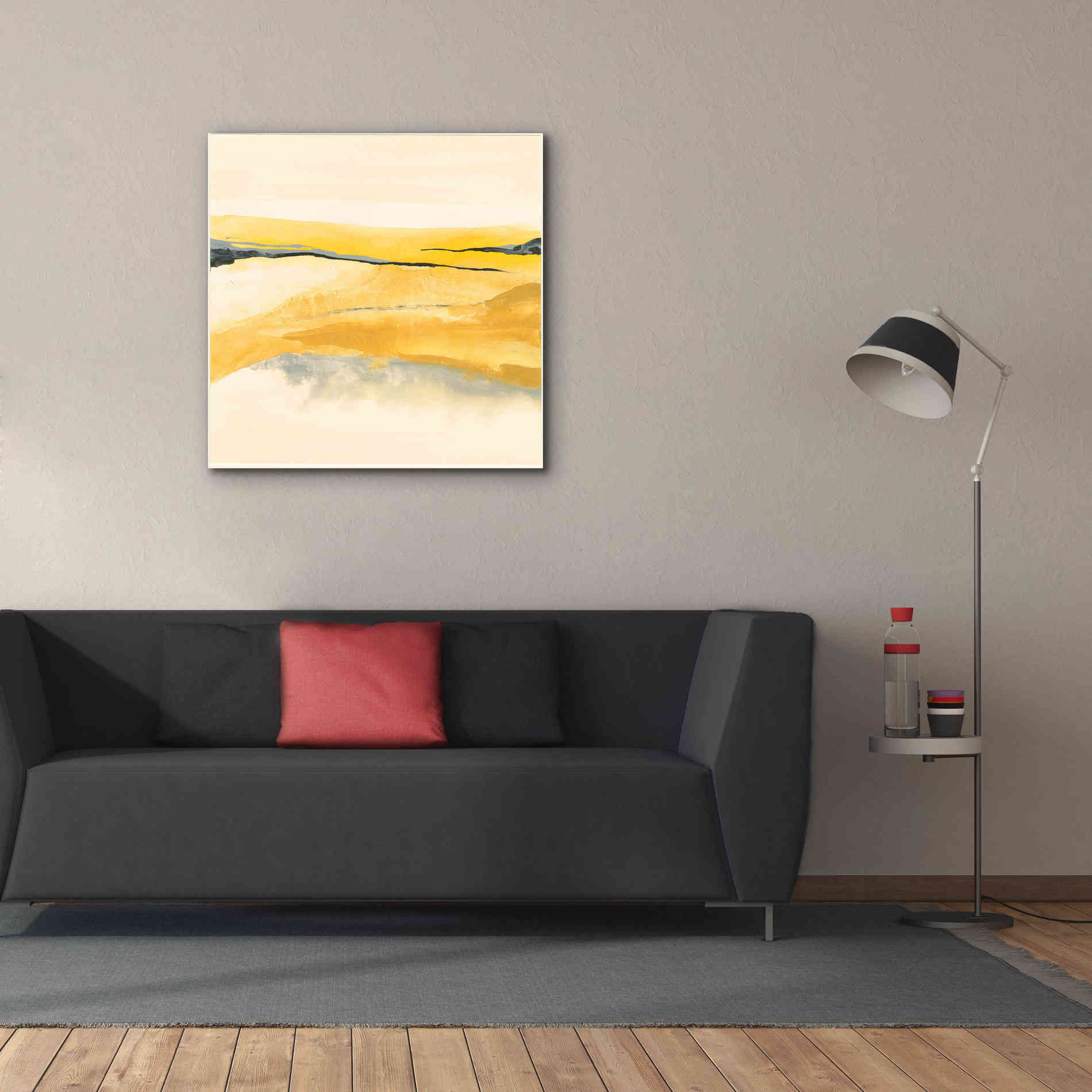 'Mist and Gold I' by Chris Paschke, Canvas Wall Art,37 x 37