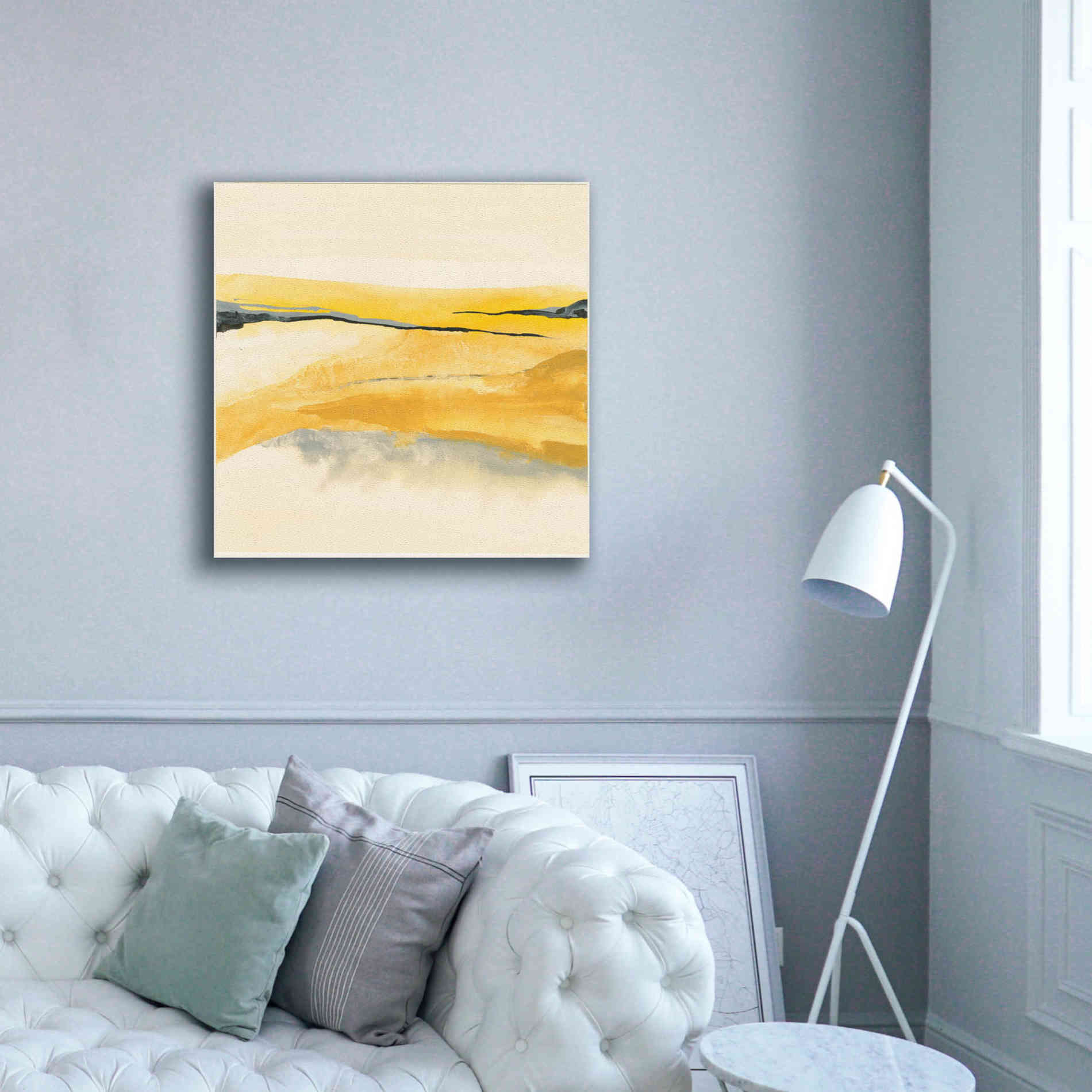 'Mist and Gold I' by Chris Paschke, Canvas Wall Art,37 x 37