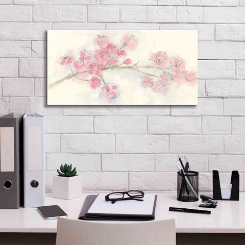 Image of 'Cherry Blossom I' by Chris Paschke, Canvas Wall Art,24 x 12