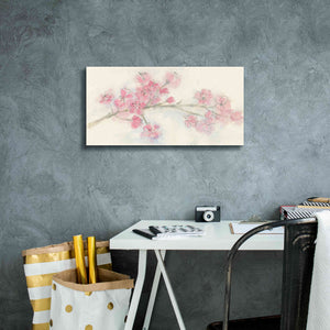 'Cherry Blossom I' by Chris Paschke, Canvas Wall Art,24 x 12