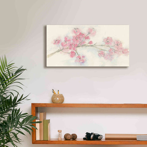 Image of 'Cherry Blossom I' by Chris Paschke, Canvas Wall Art,24 x 12