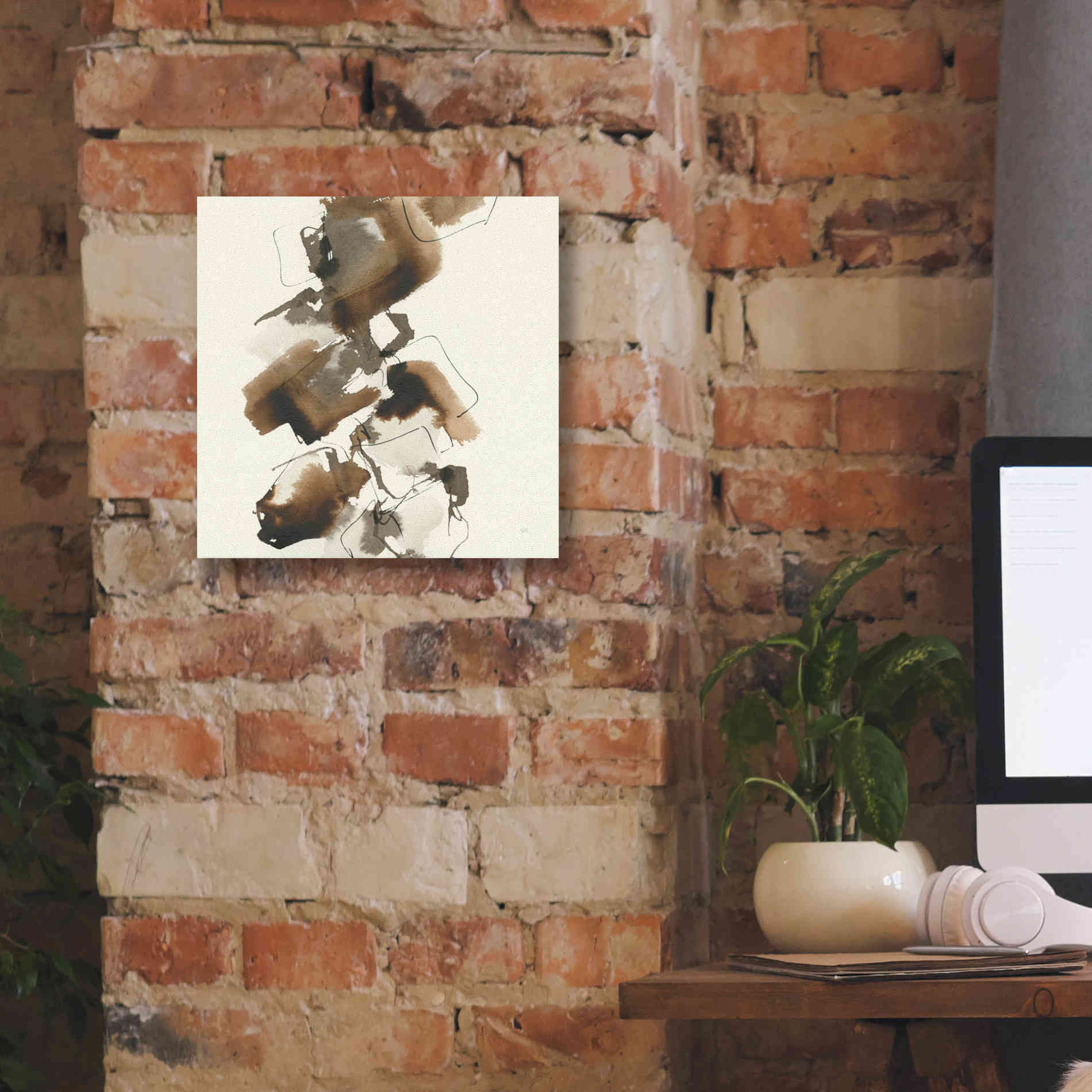 'Stacked II' by Chris Paschke, Giclee Canvas Wall Art,12 x 12