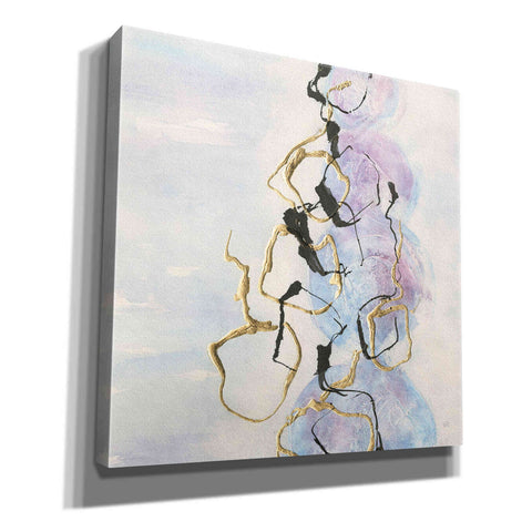 Image of 'Abstract Lines On Pastel I' by Chris Paschke, Giclee Canvas Wall Art