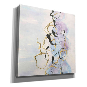'Abstract Lines On Pastel I' by Chris Paschke, Giclee Canvas Wall Art