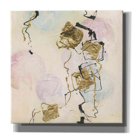 'Gold Blocks On Pastel I' by Chris Paschke, Giclee Canvas Wall Art