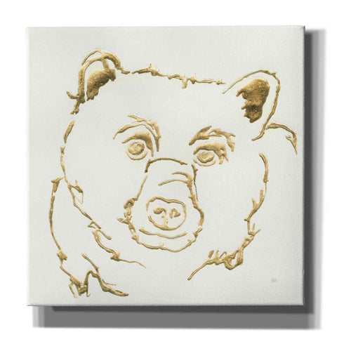 Image of 'Gilded Black Bear' by Chris Paschke, Giclee Canvas Wall Art