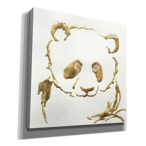 Image of 'Gilded Panda' by Chris Paschke, Giclee Canvas Wall Art