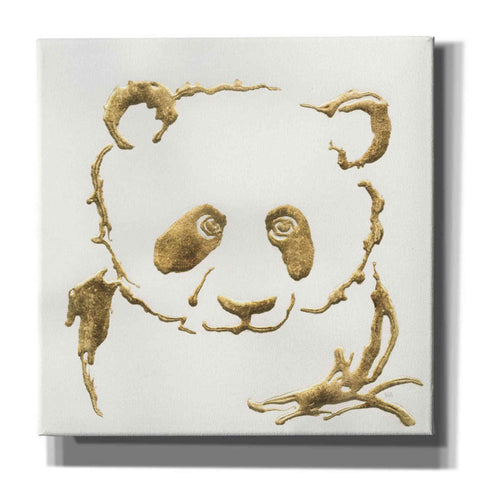 Image of 'Gilded Panda' by Chris Paschke, Giclee Canvas Wall Art