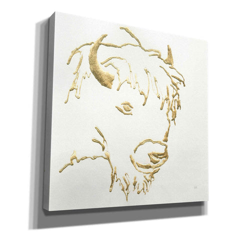 Image of 'Gilded Buffalo' by Chris Paschke, Giclee Canvas Wall Art