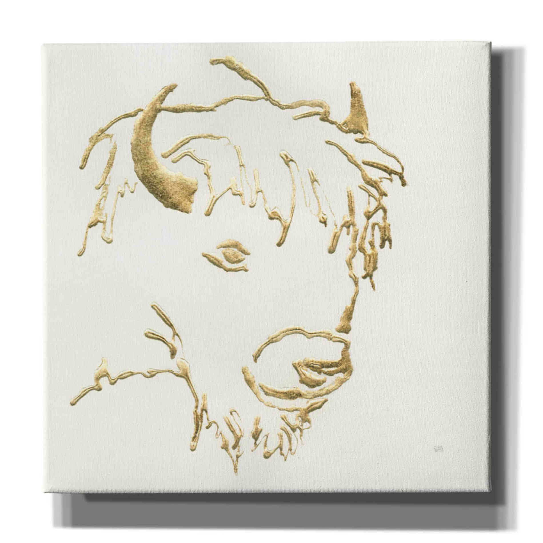 'Gilded Buffalo' by Chris Paschke, Giclee Canvas Wall Art