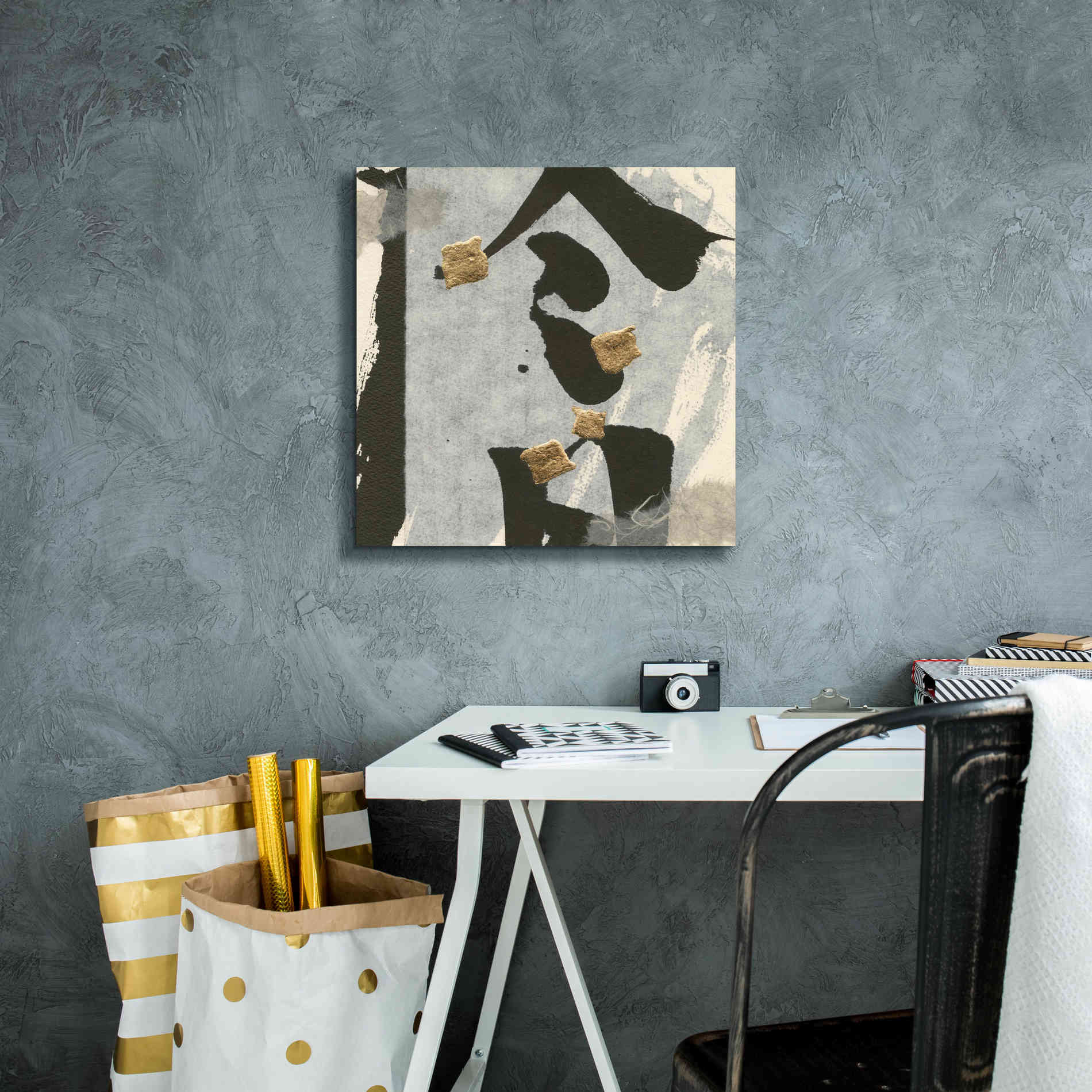 'Collage I' by Chris Paschke, Giclee Canvas Wall Art,18 x 18