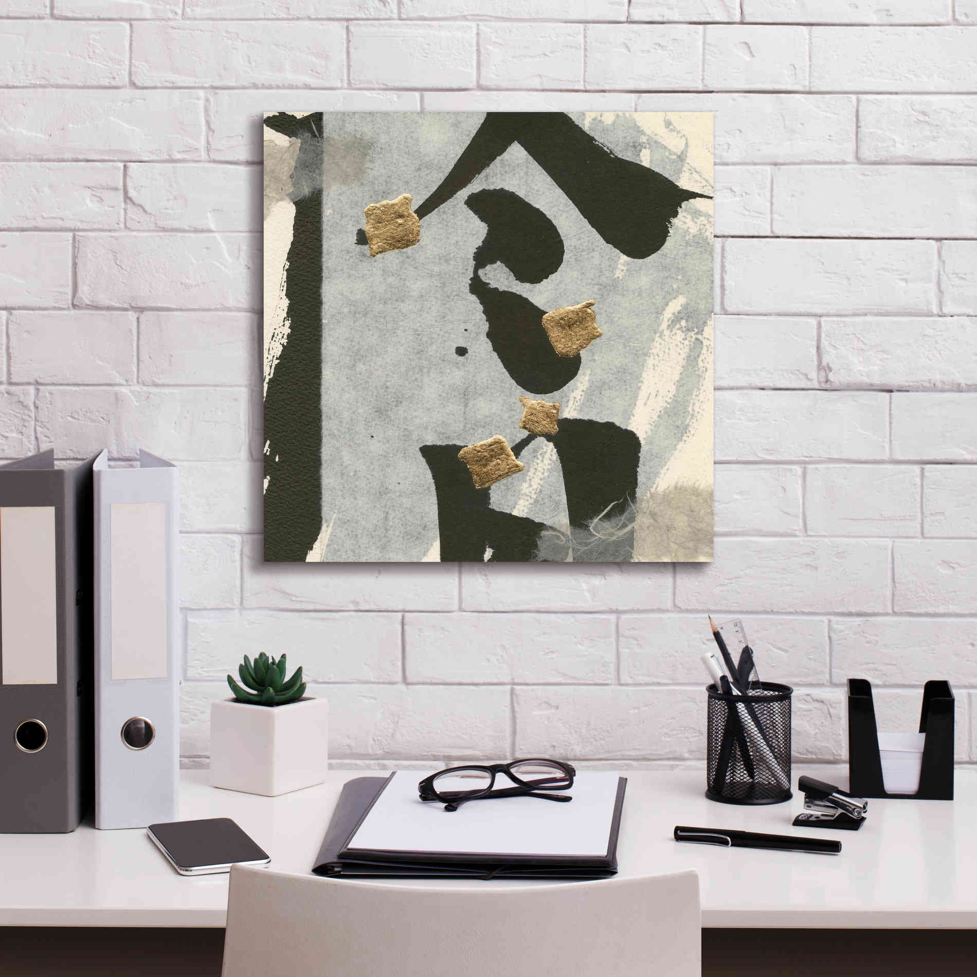 'Collage I' by Chris Paschke, Giclee Canvas Wall Art,18 x 18