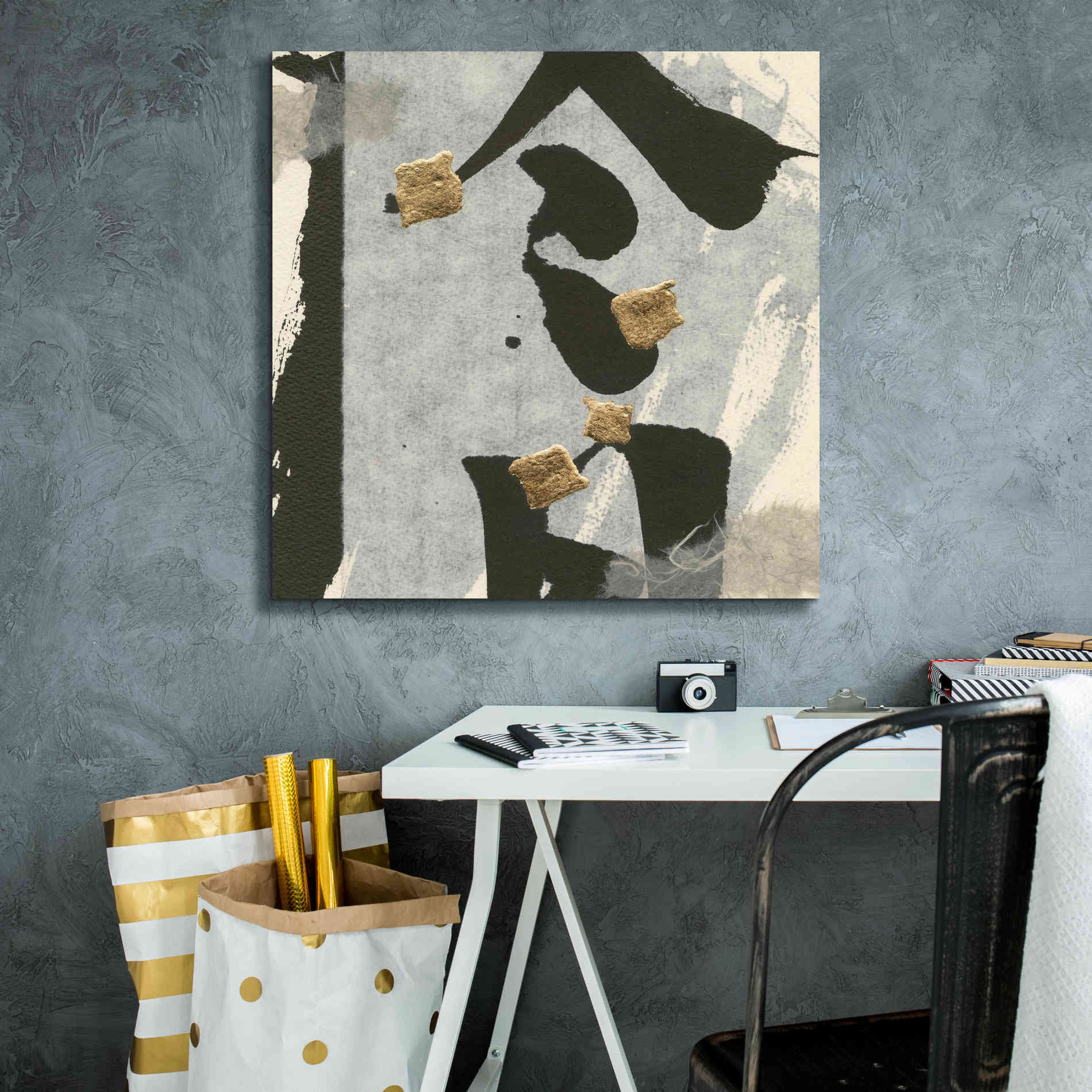 'Collage I' by Chris Paschke, Giclee Canvas Wall Art,26 x 26