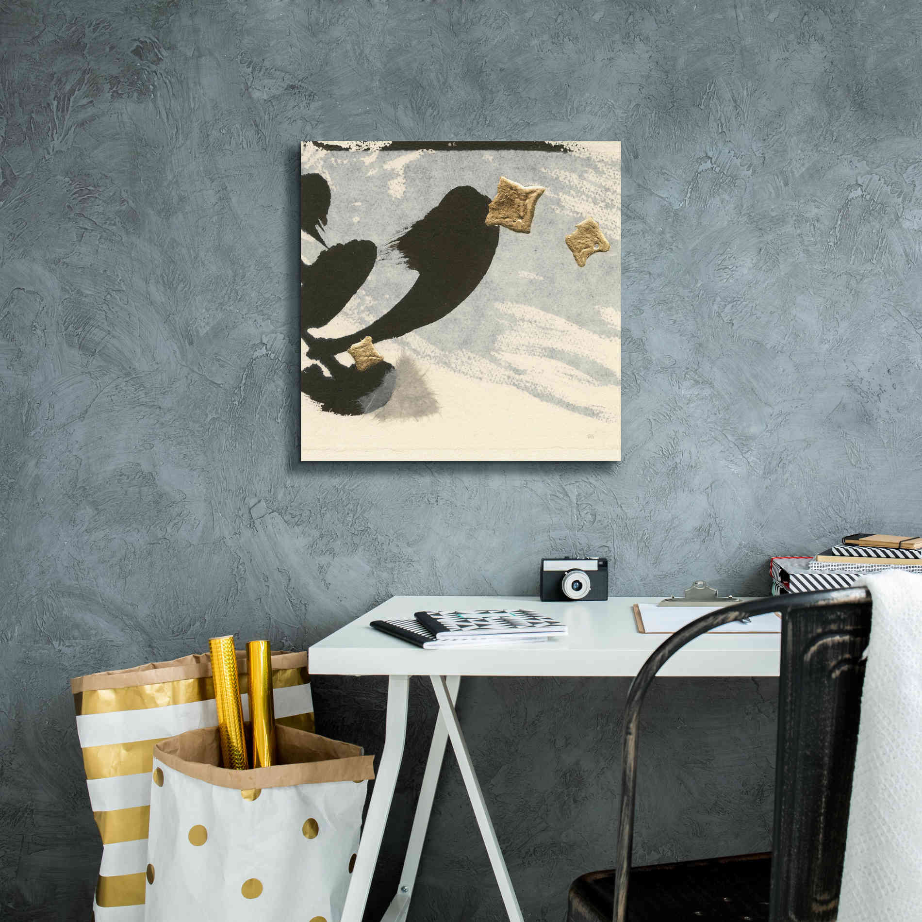 'Collage II' by Chris Paschke, Giclee Canvas Wall Art,18 x 18