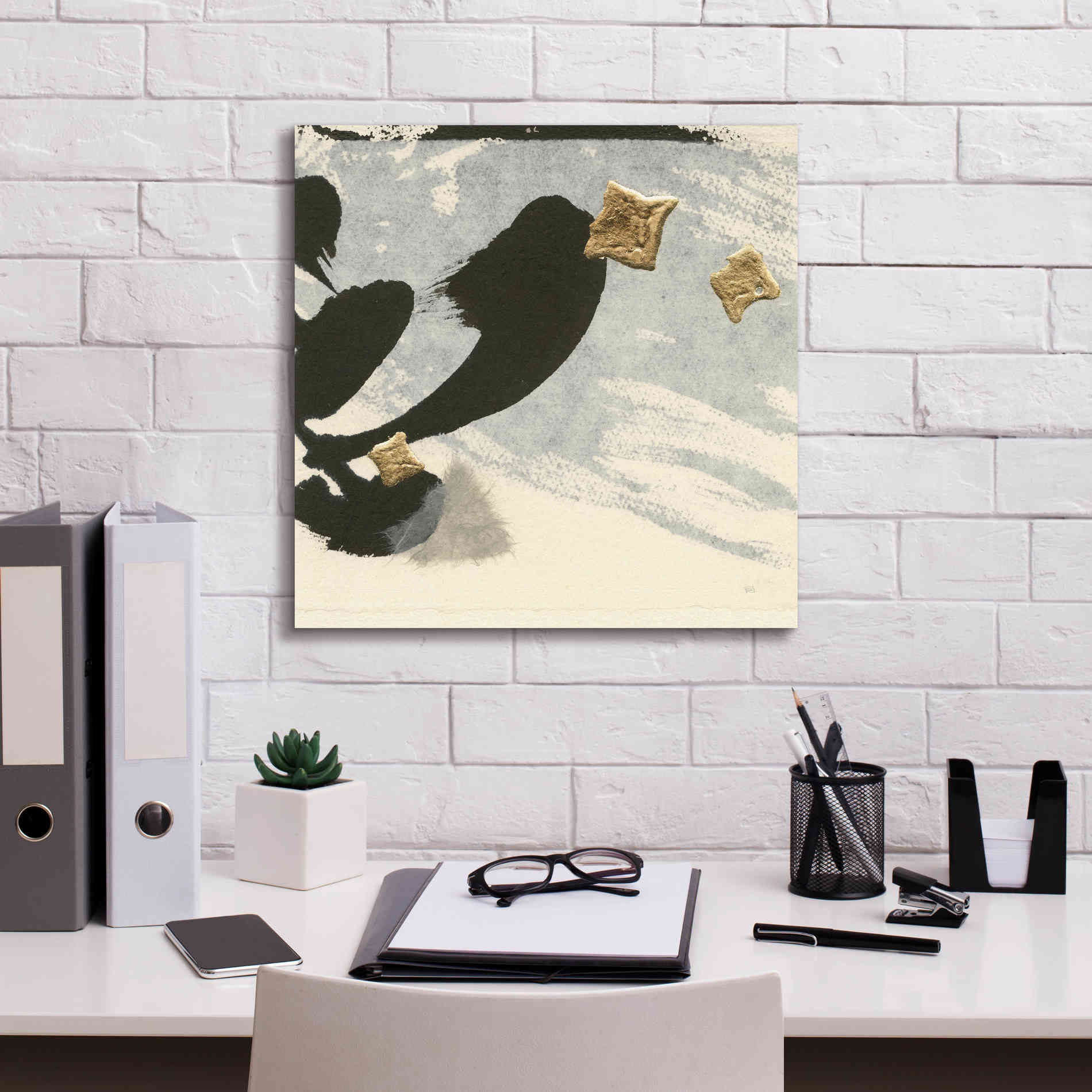 'Collage II' by Chris Paschke, Giclee Canvas Wall Art,18 x 18