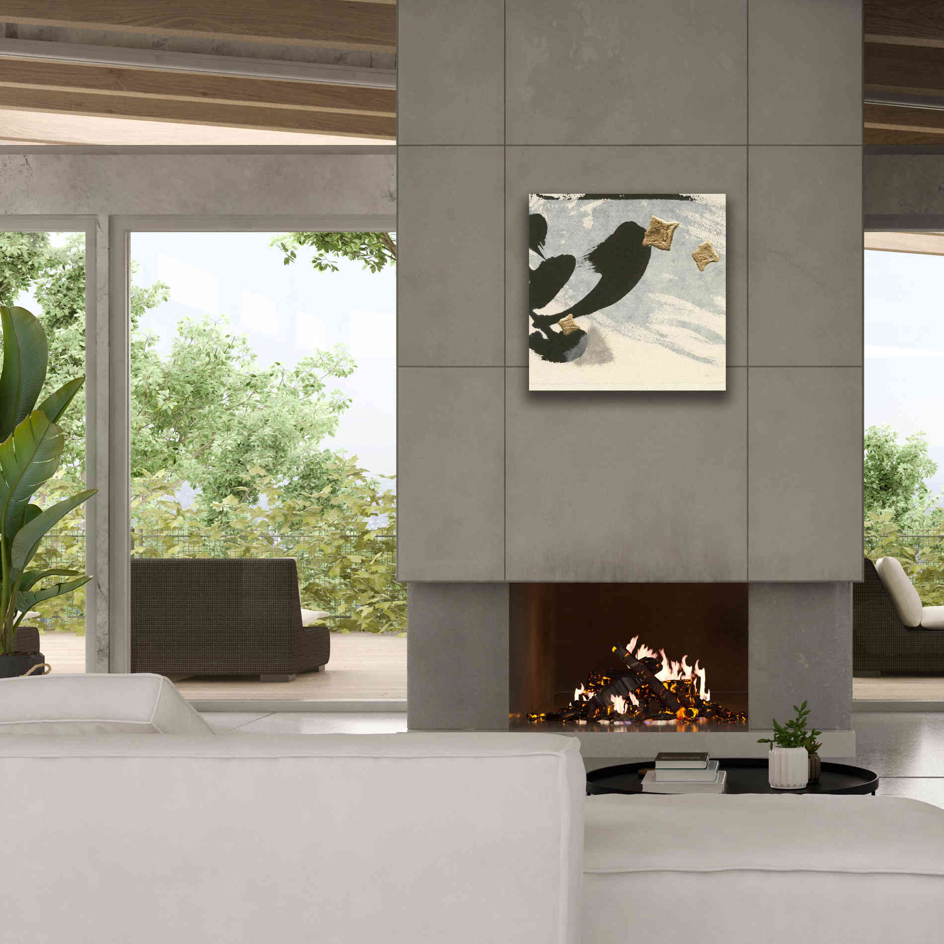 'Collage II' by Chris Paschke, Giclee Canvas Wall Art,26 x 26