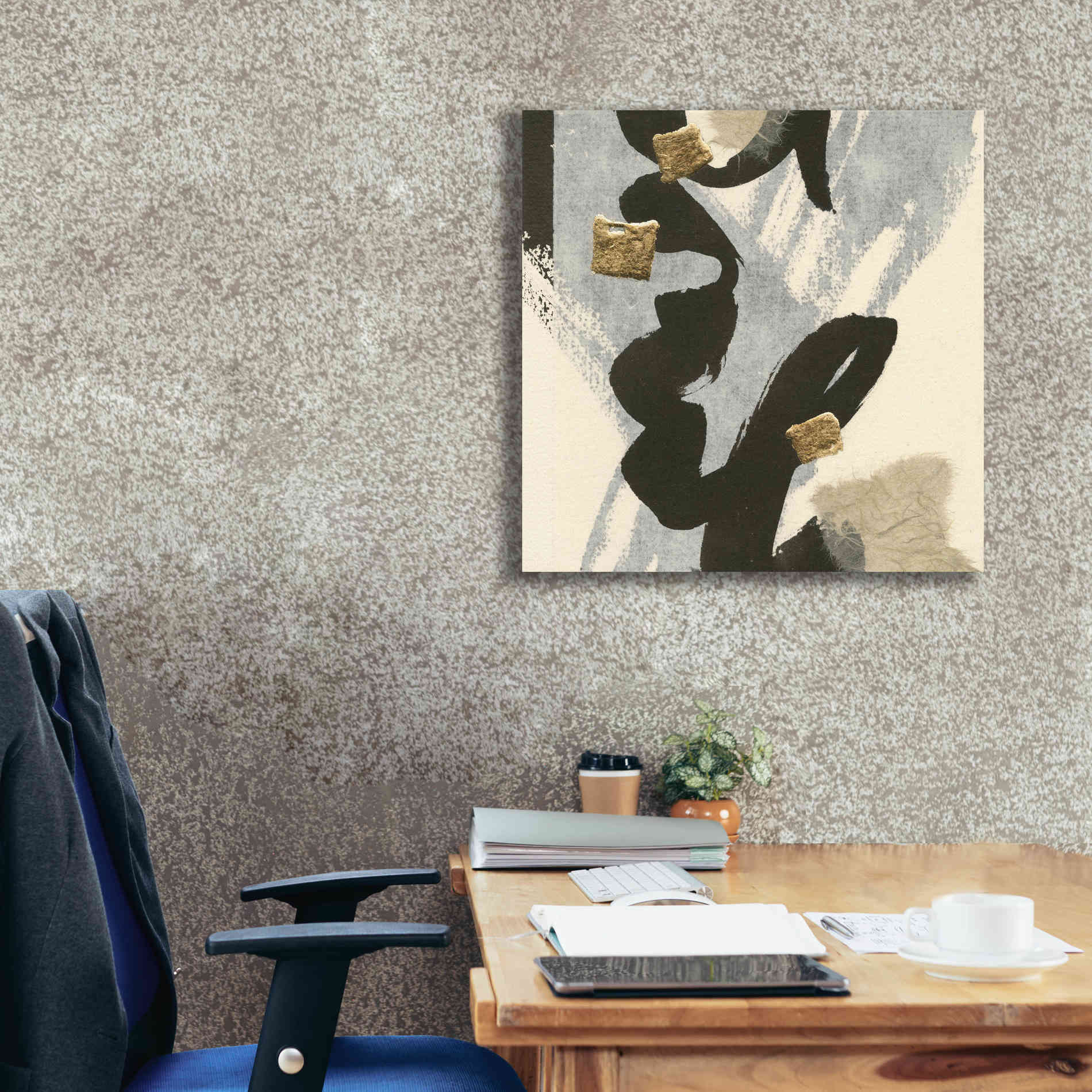 'Collage V' by Chris Paschke, Giclee Canvas Wall Art,26 x 26