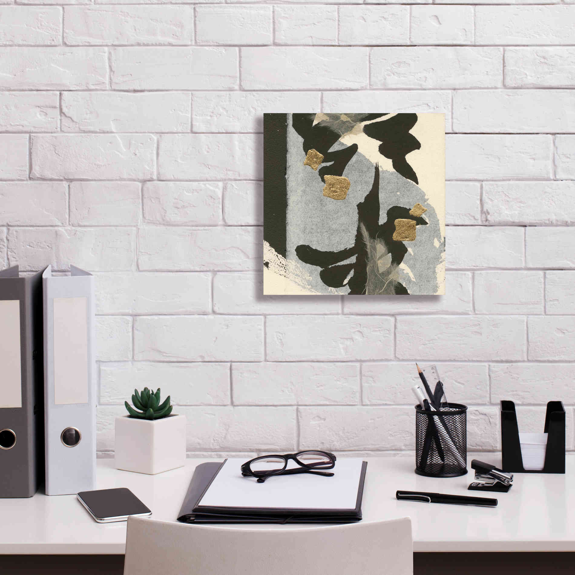 'Collage VII' by Chris Paschke, Giclee Canvas Wall Art,12 x 12