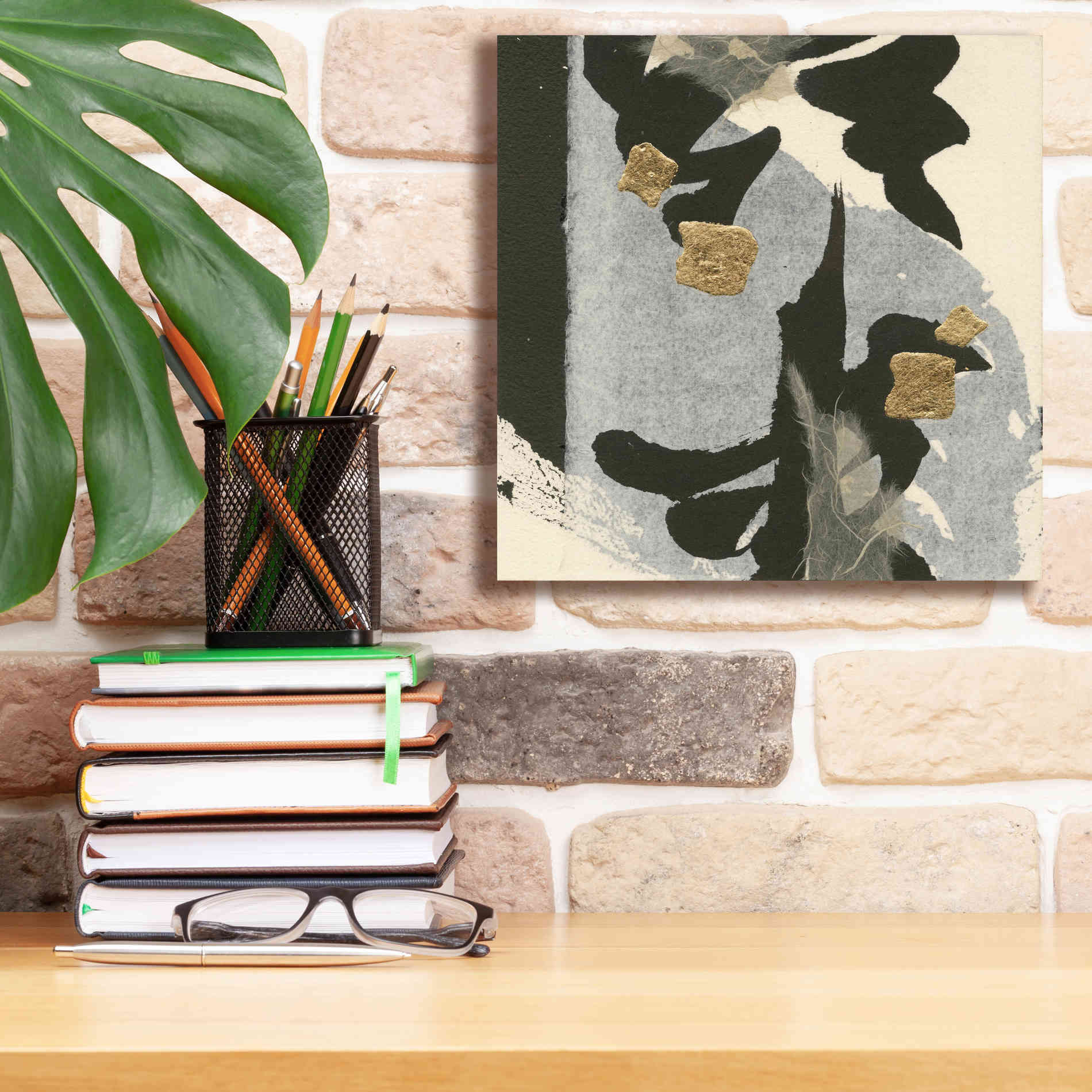 'Collage VII' by Chris Paschke, Giclee Canvas Wall Art,12 x 12