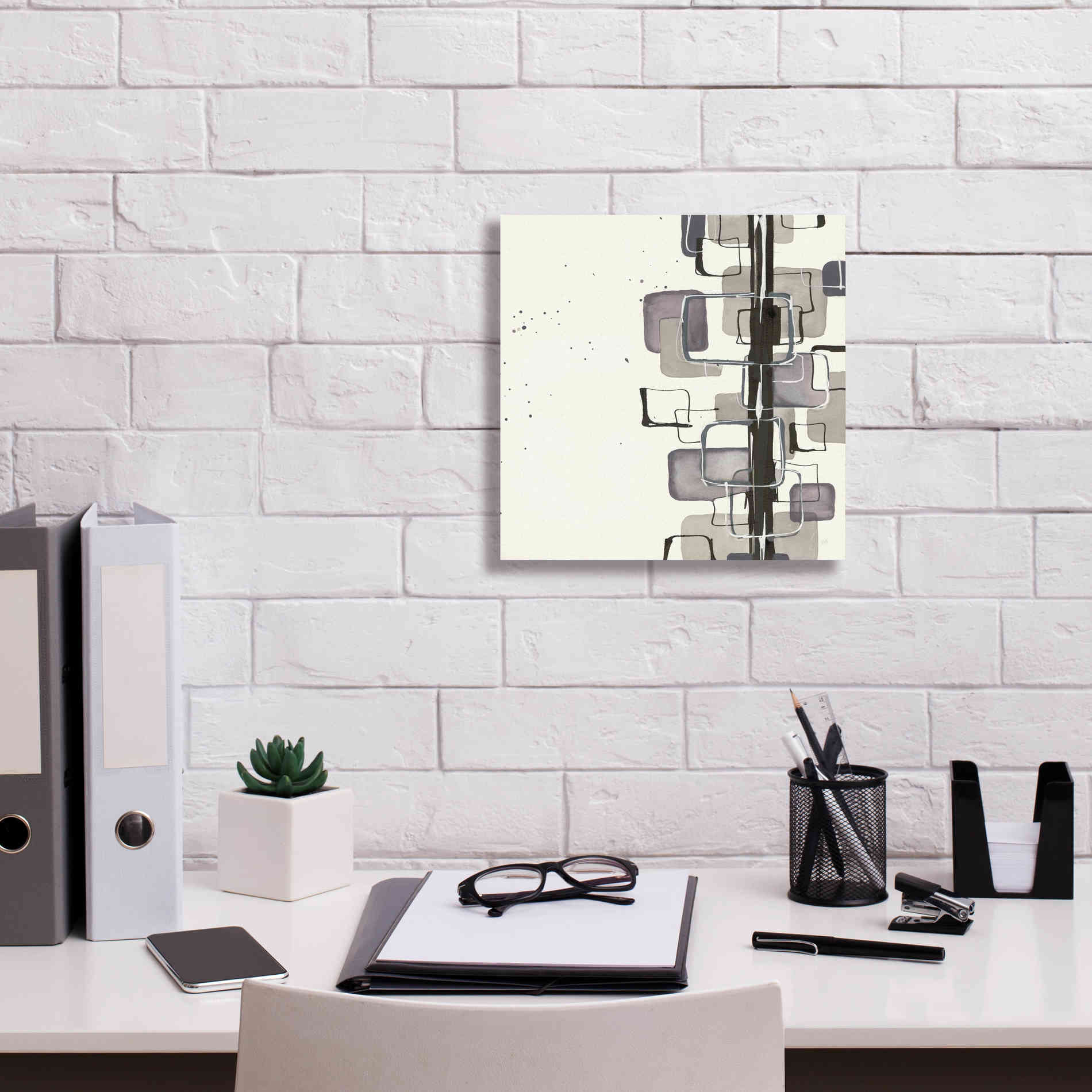 'Mind Games II' by Chris Paschke, Giclee Canvas Wall Art,12 x 12