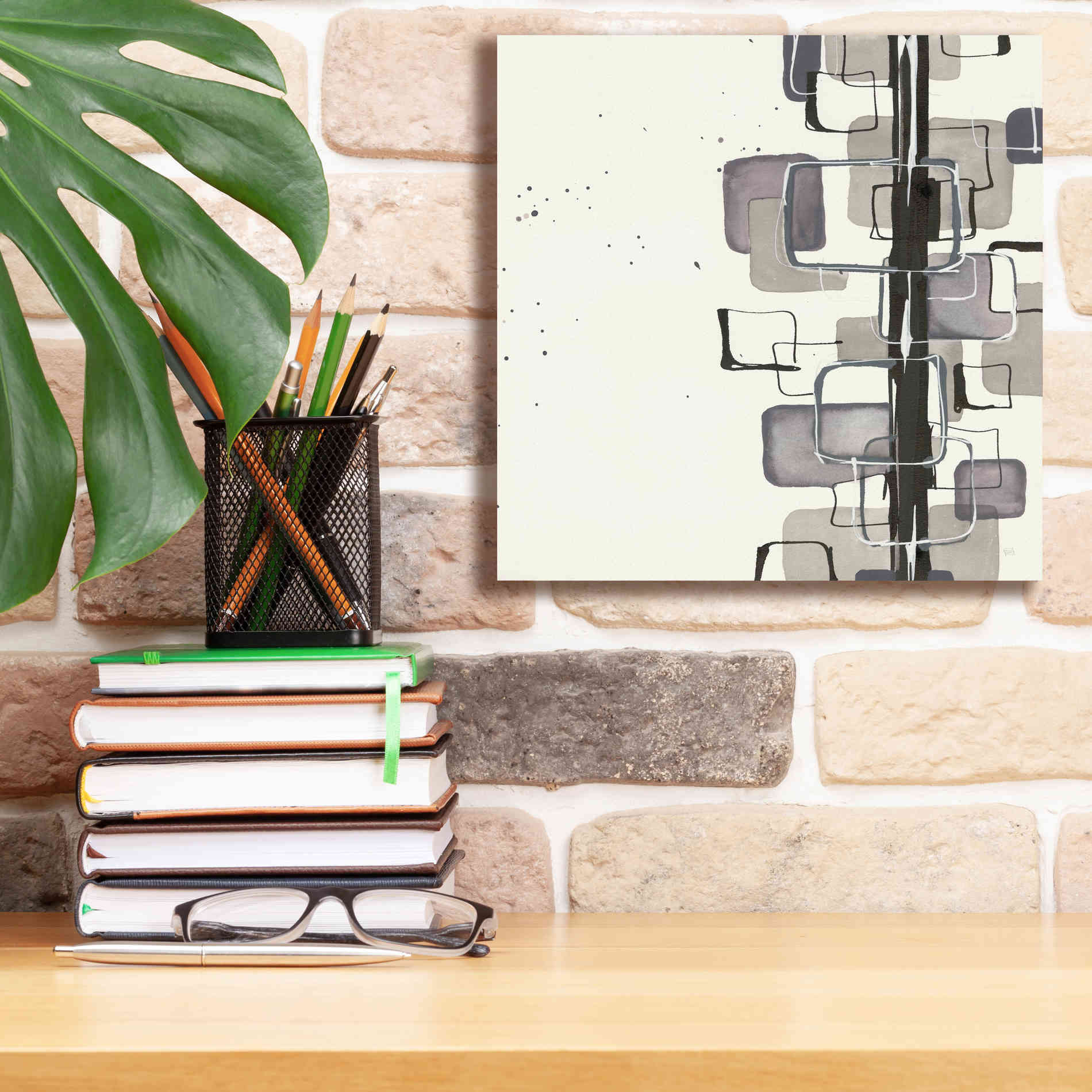 'Mind Games II' by Chris Paschke, Giclee Canvas Wall Art,12 x 12