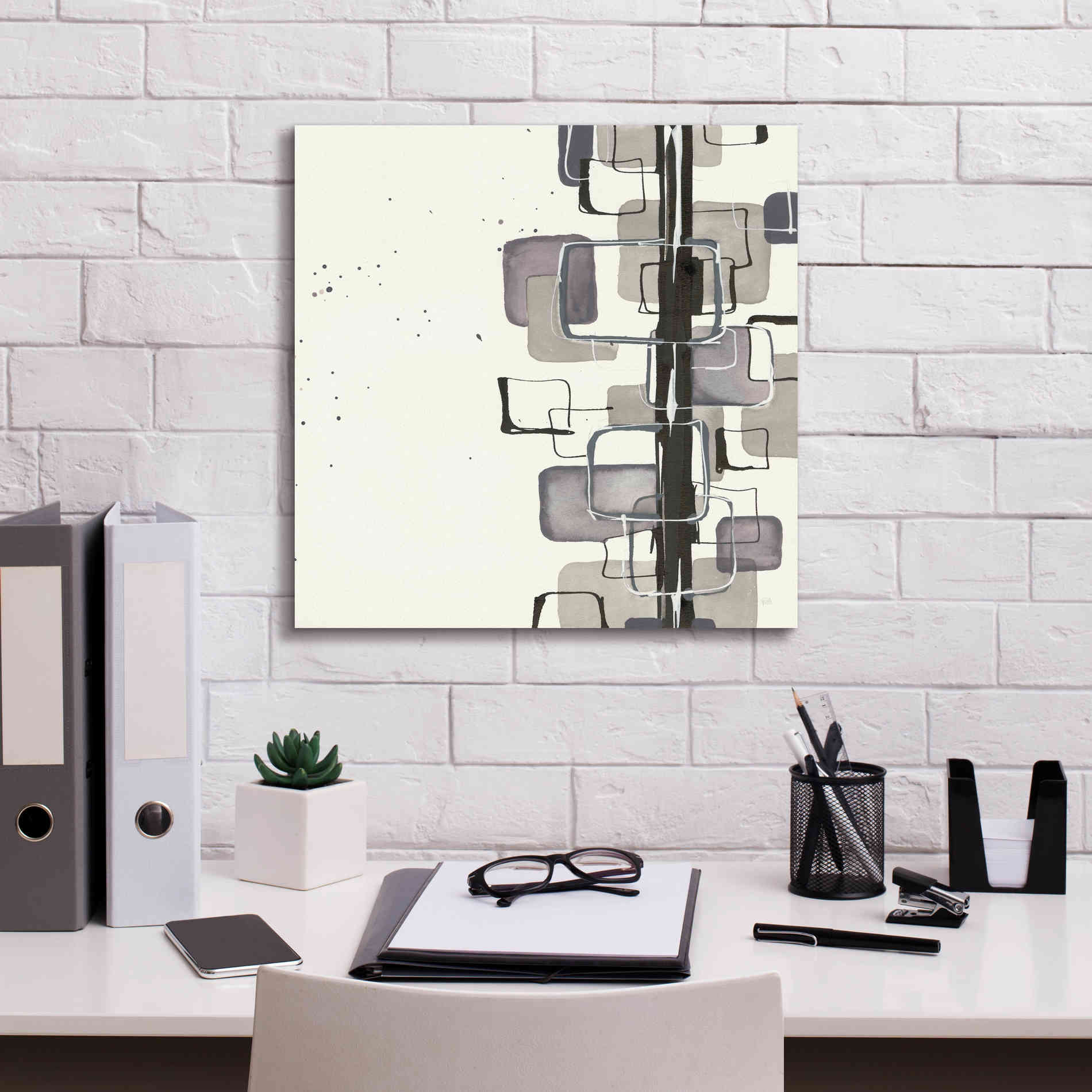 'Mind Games II' by Chris Paschke, Giclee Canvas Wall Art,18 x 18