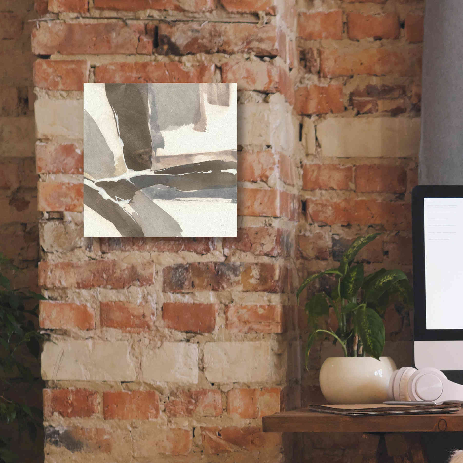 'White And Placid II' by Chris Paschke, Giclee Canvas Wall Art,12 x 12