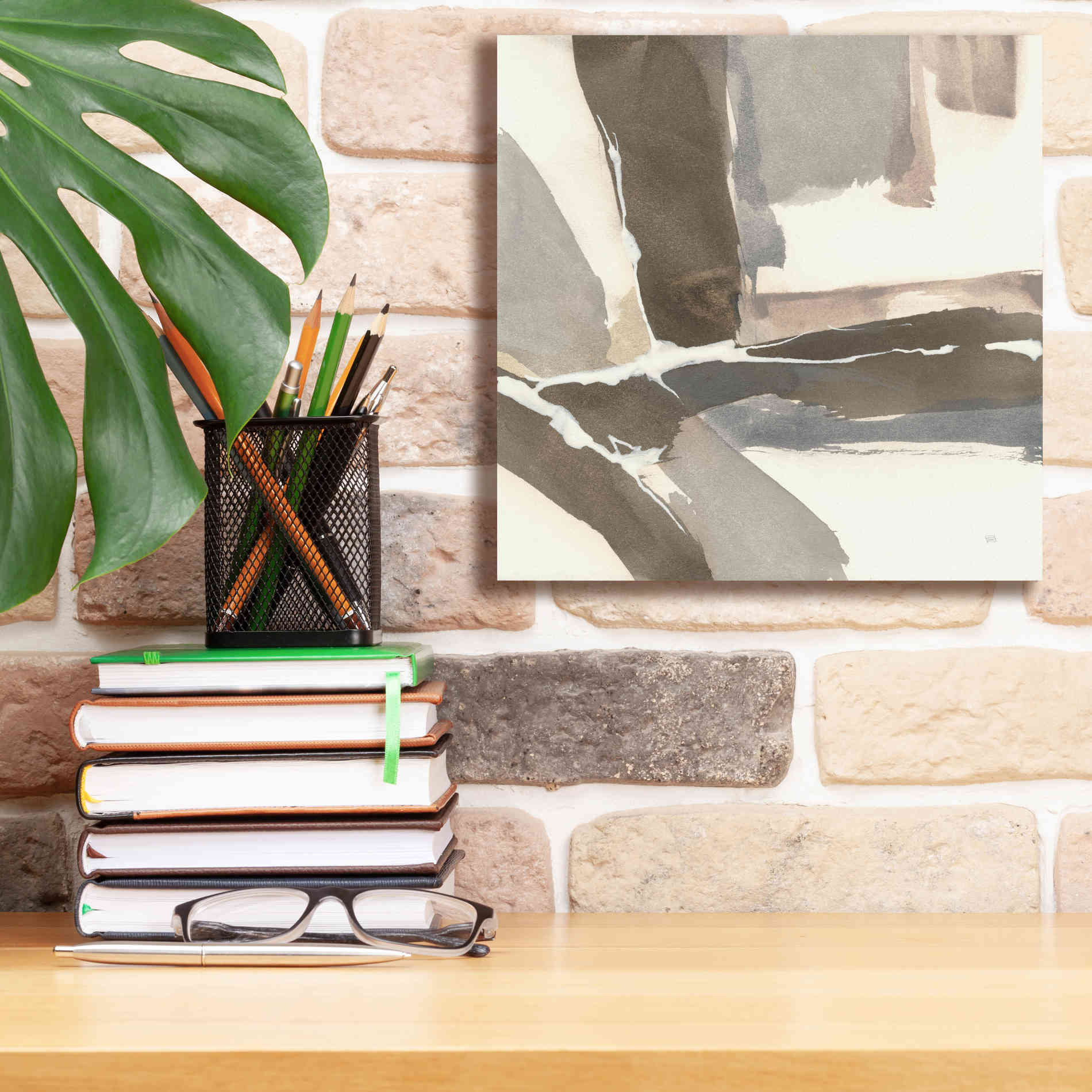 'White And Placid II' by Chris Paschke, Giclee Canvas Wall Art,12 x 12