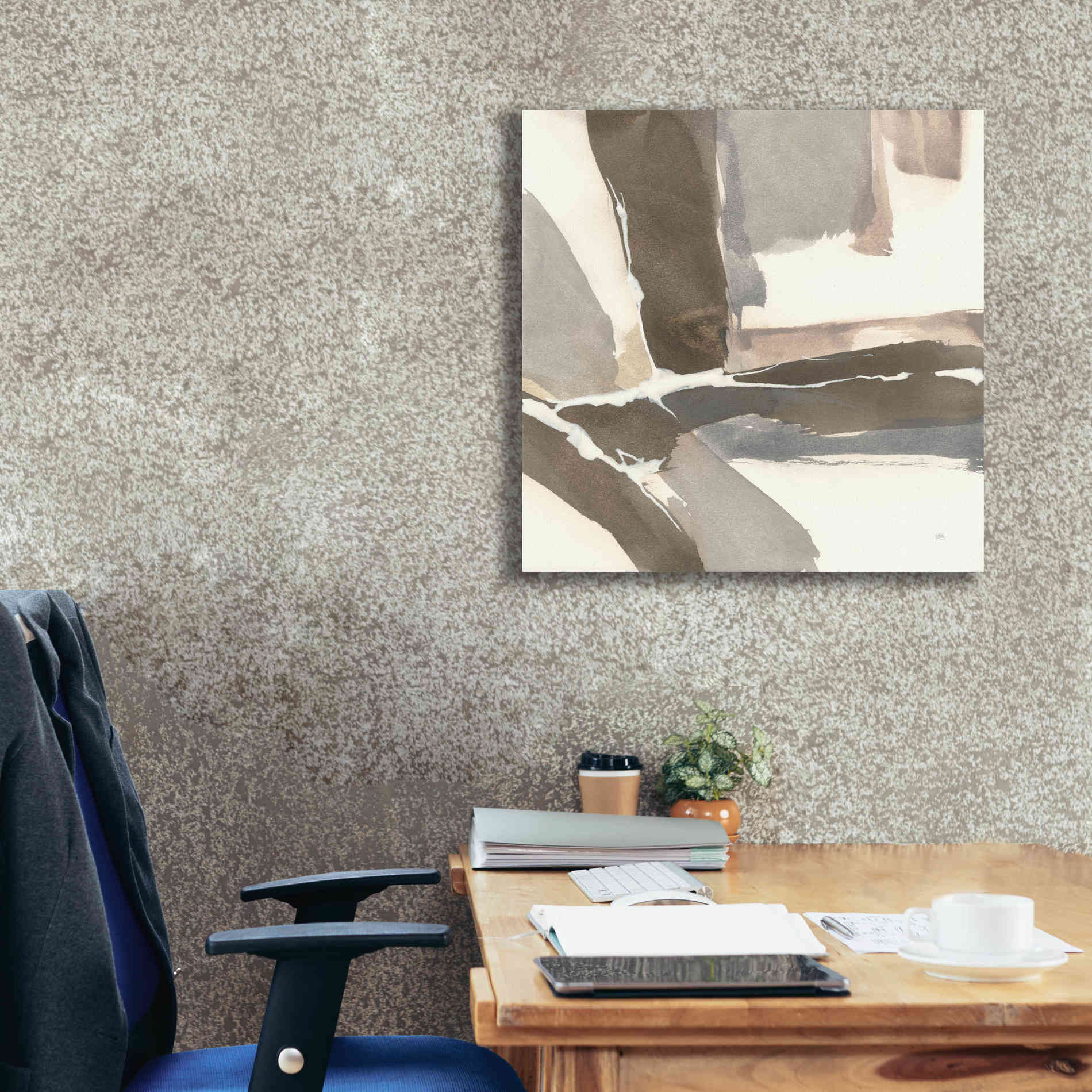 'White And Placid II' by Chris Paschke, Giclee Canvas Wall Art,26 x 26